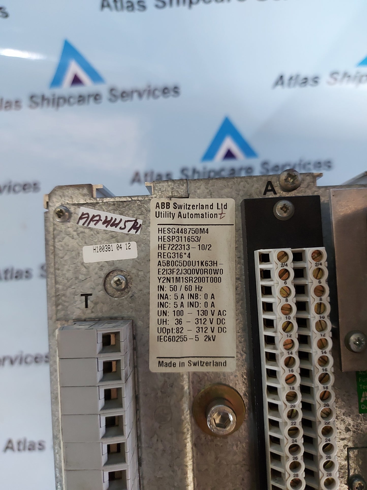 ABB REG316*4 NUMERICAL GENERATOR PREOTECTION RELAY