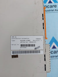 ABB REJ 525 OVERCURRENT AND EARTH-FAULT RELAY REJ525B 415BAA AG23