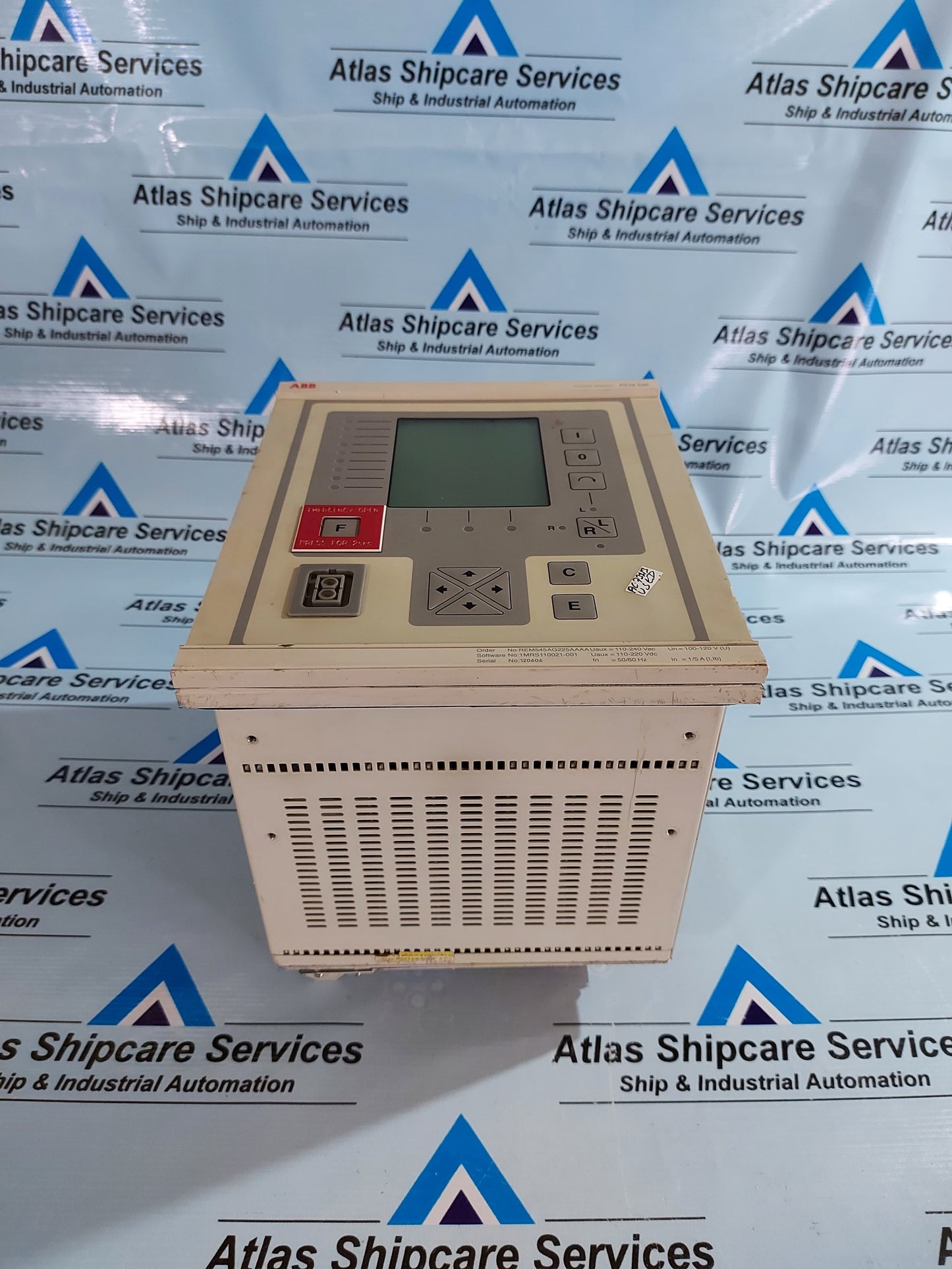 ABB REM 545 MACHINE TERMINAL REM545AG225AAAA REV.A