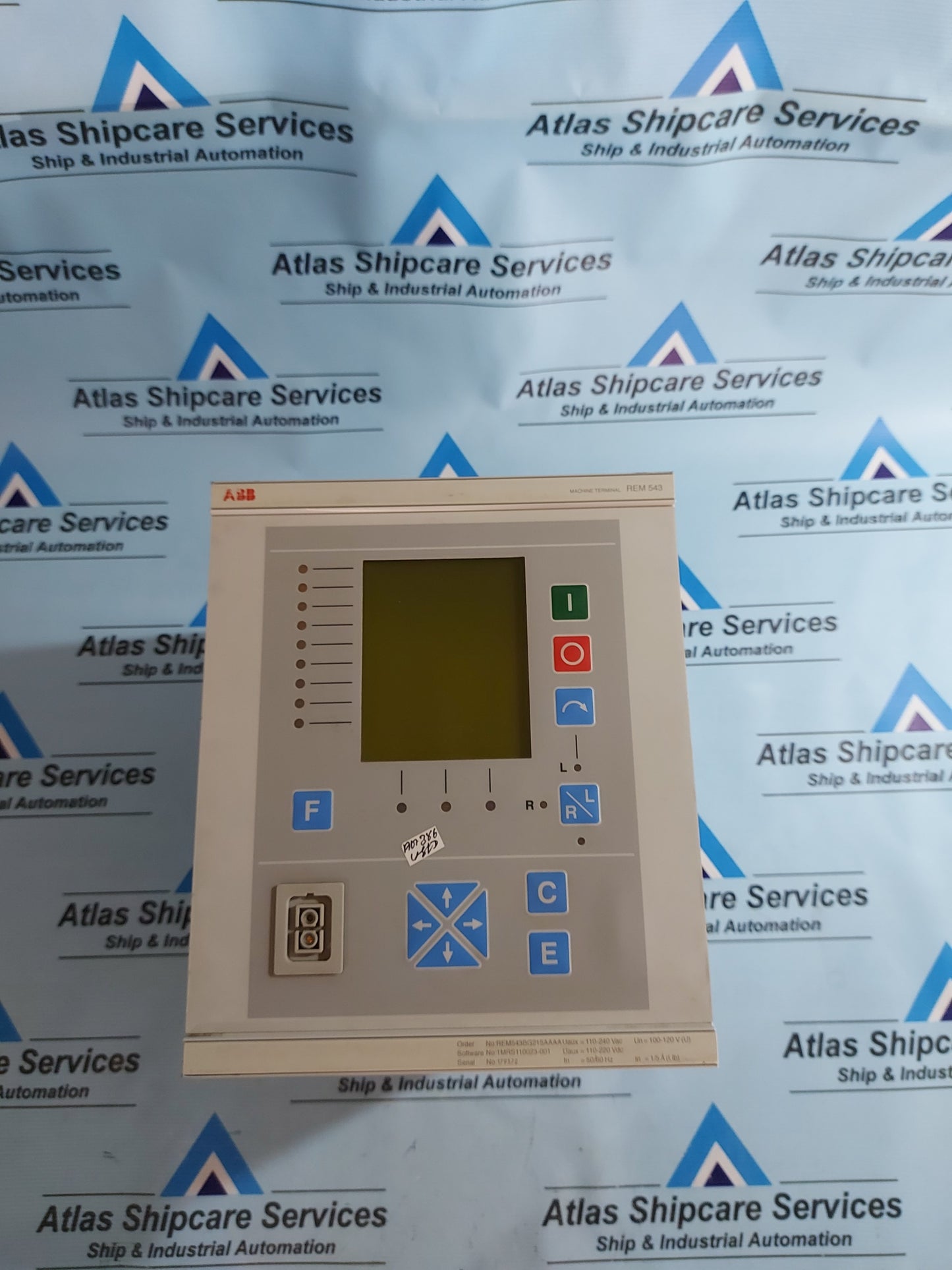 ABB REM543BG215AAAA MACHINE TERMINAL AG386