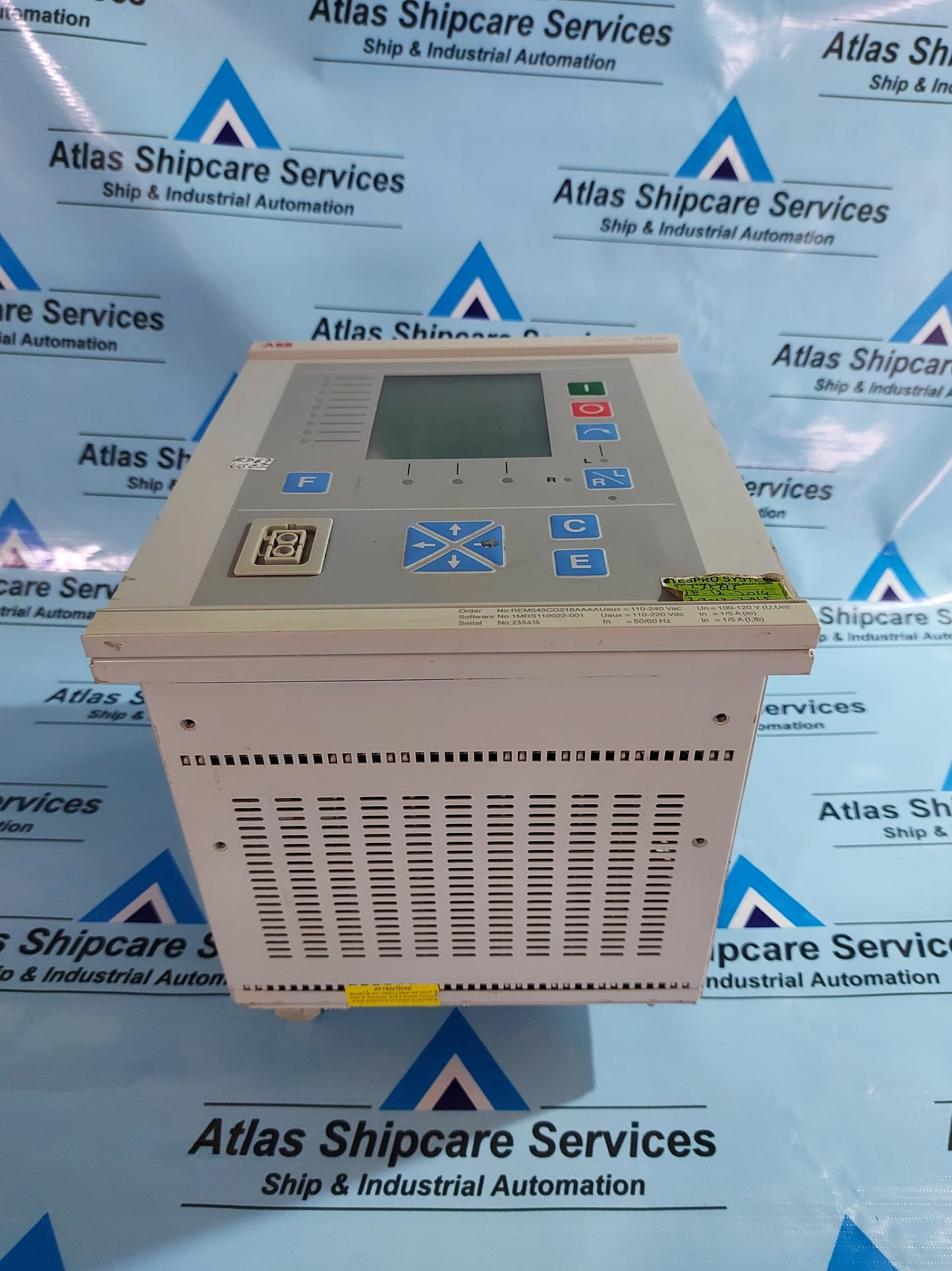 ABB REM543CG216AAAA MACHINE PROTECTION TERMINAL