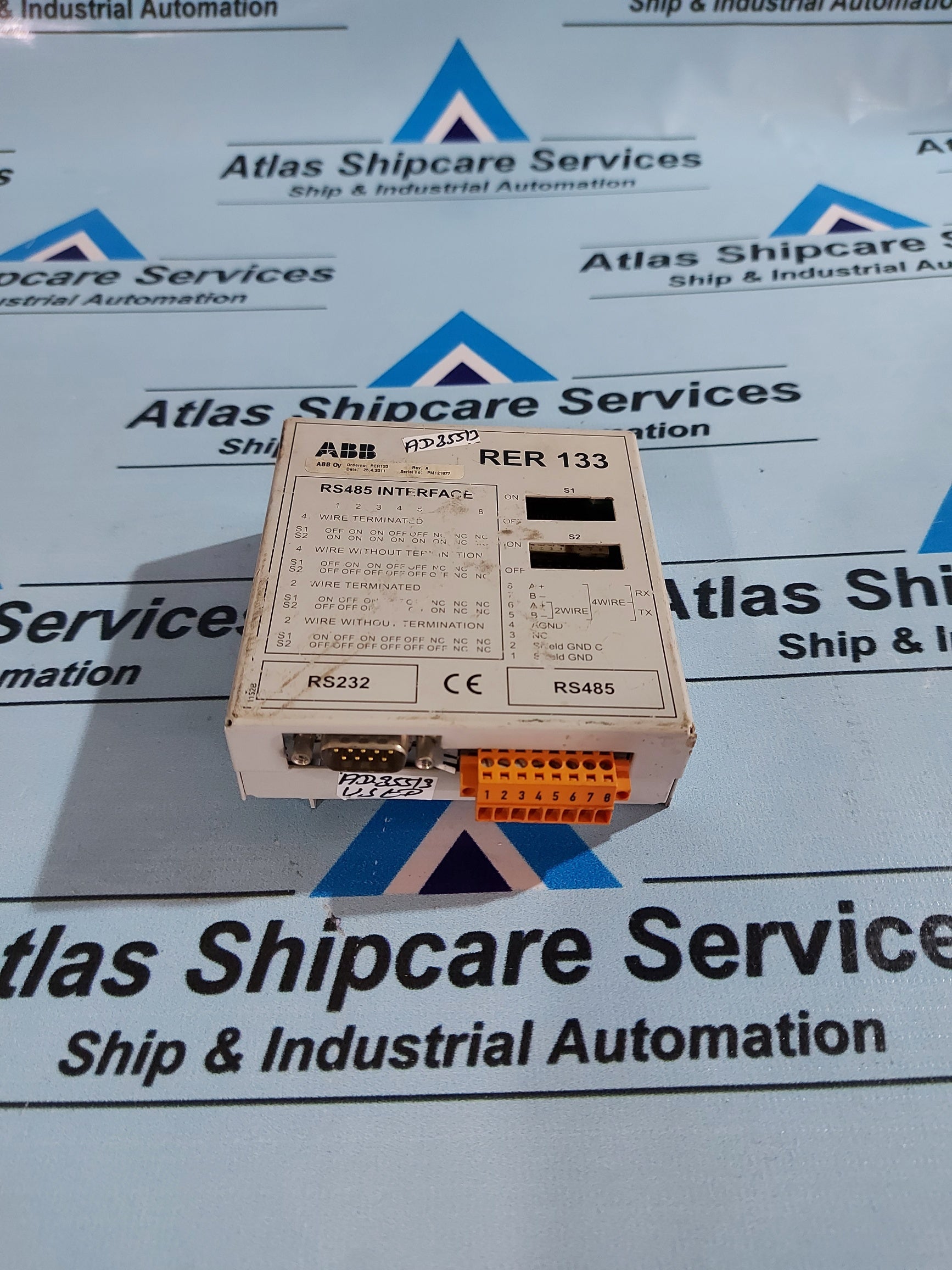 ABB RER 133 COMMUNICATION CONVERTER BUS CONNECTION MODULE – Atlas ...