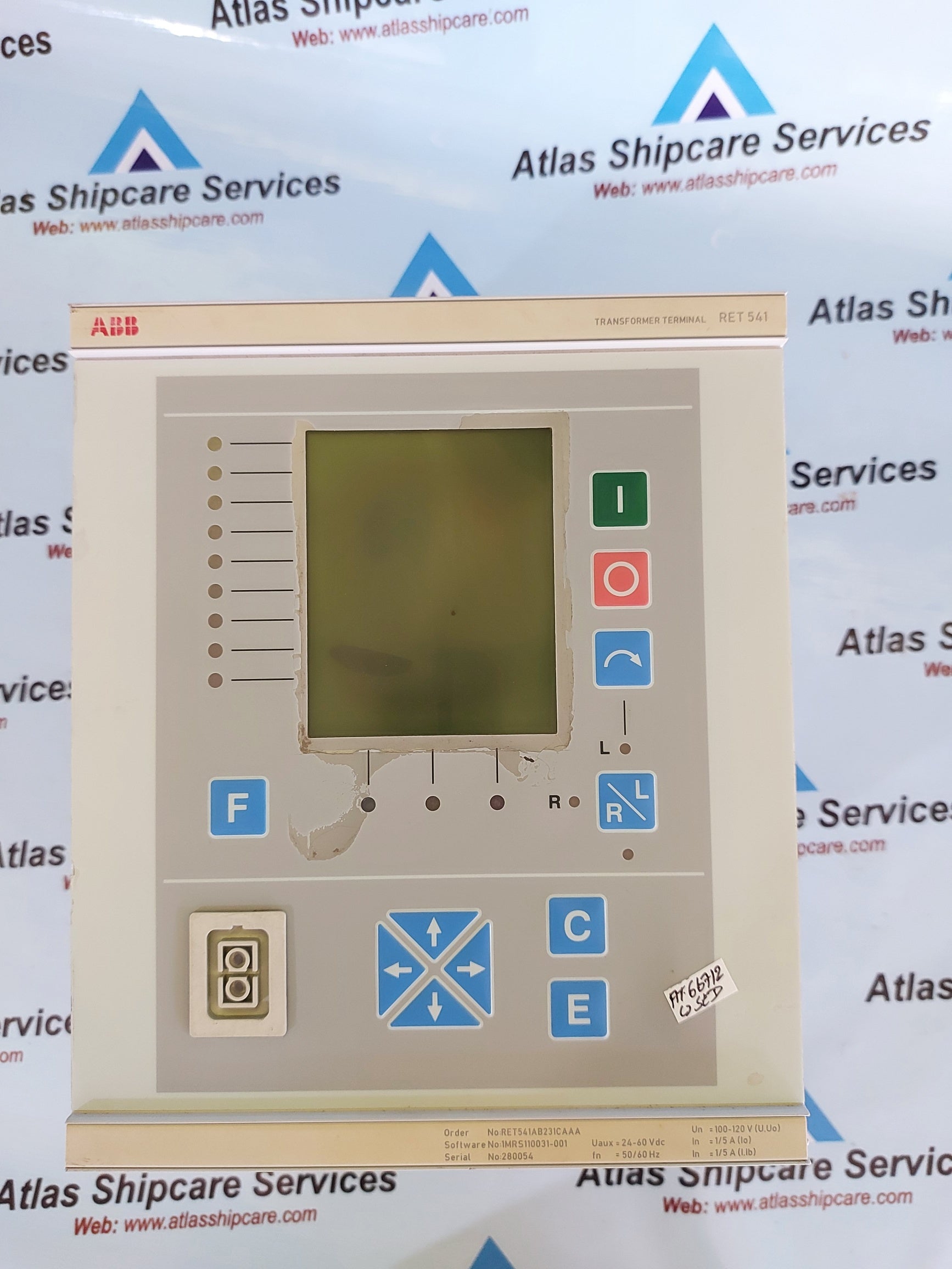 ABB RET541 TRANSFORMER TERMINAL – Atlas Shipcare Services