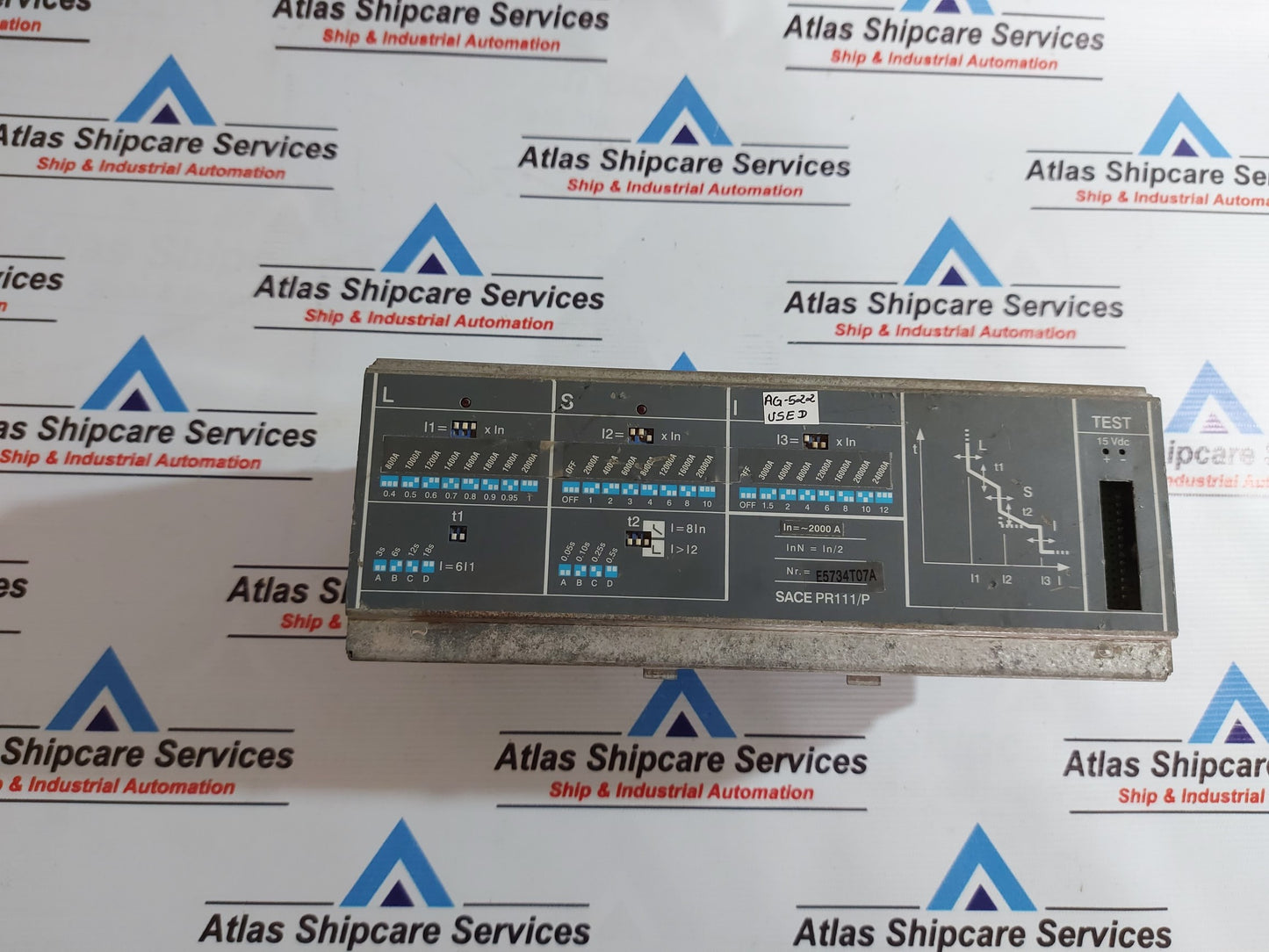 ABB SACE PR111/P LSIG TRIP UNIT 2000 A AG522