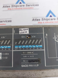 ABB SACE PR111/P LSIG TRIP UNIT 2000 A AG522