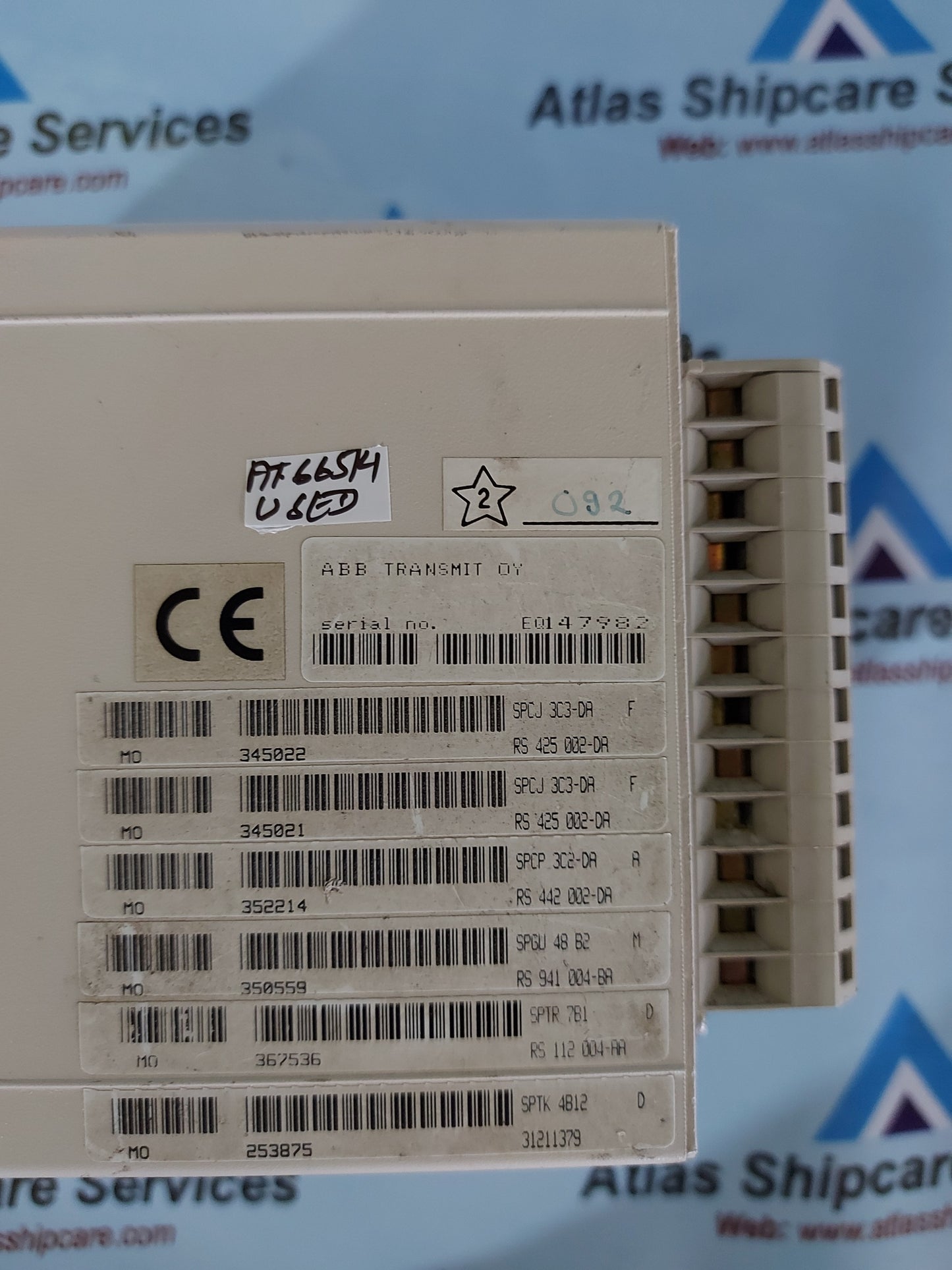 ABB SPAG 310 G GENERATOR PROTECTION RELAY