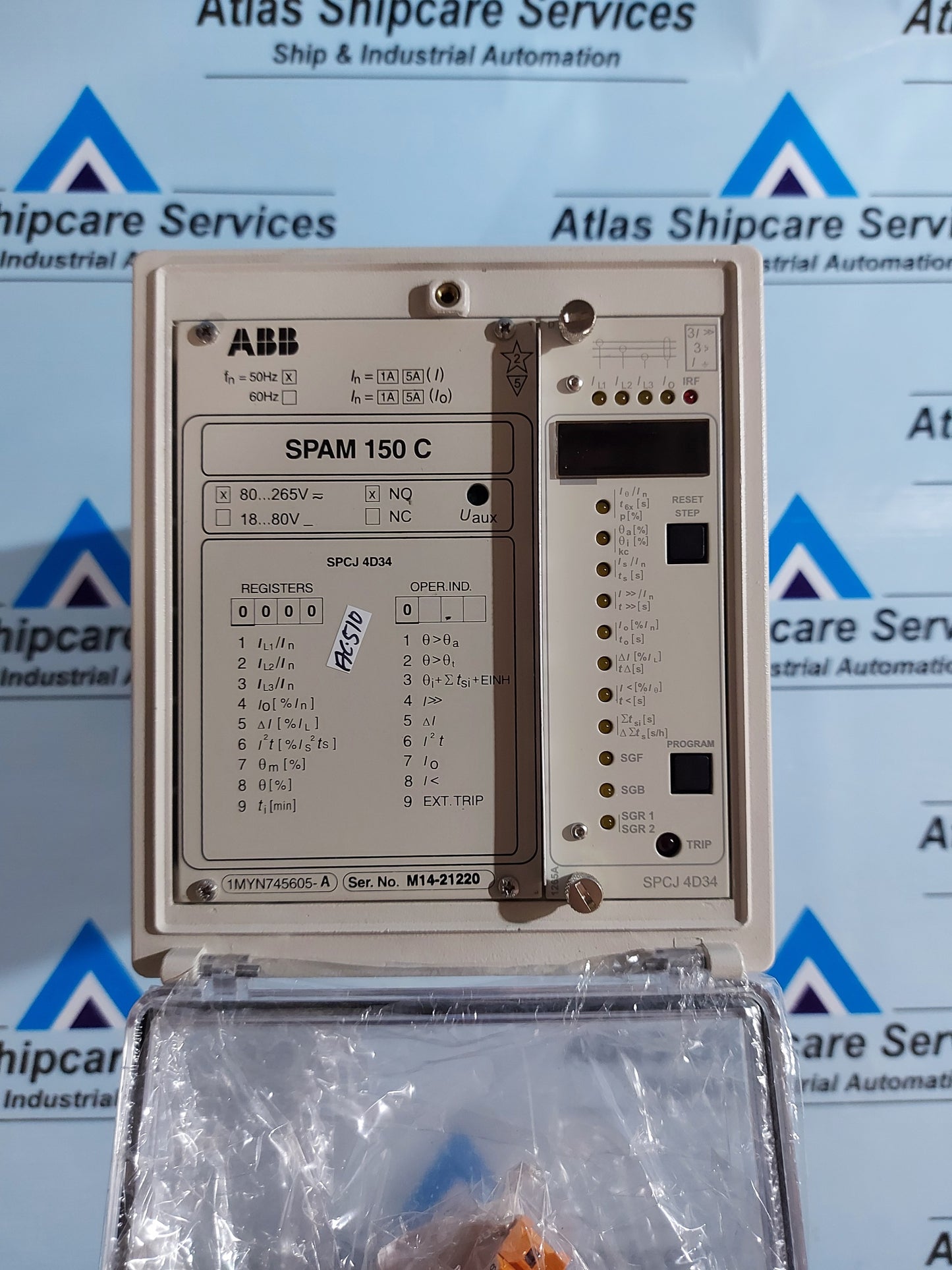 ABB SPAM 150 C MOTOR PROTECTION RELAY