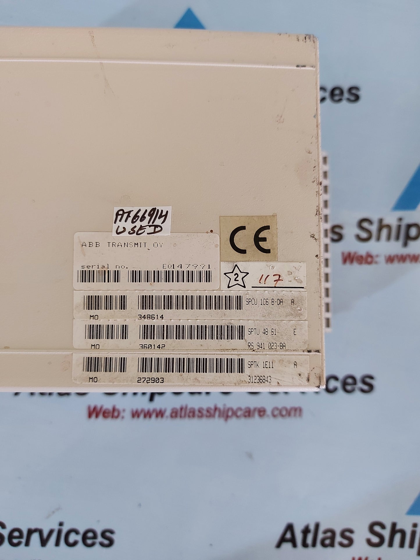 ABB SPAU 110 C RESIDUAL OVERVOLTAGE RELAY