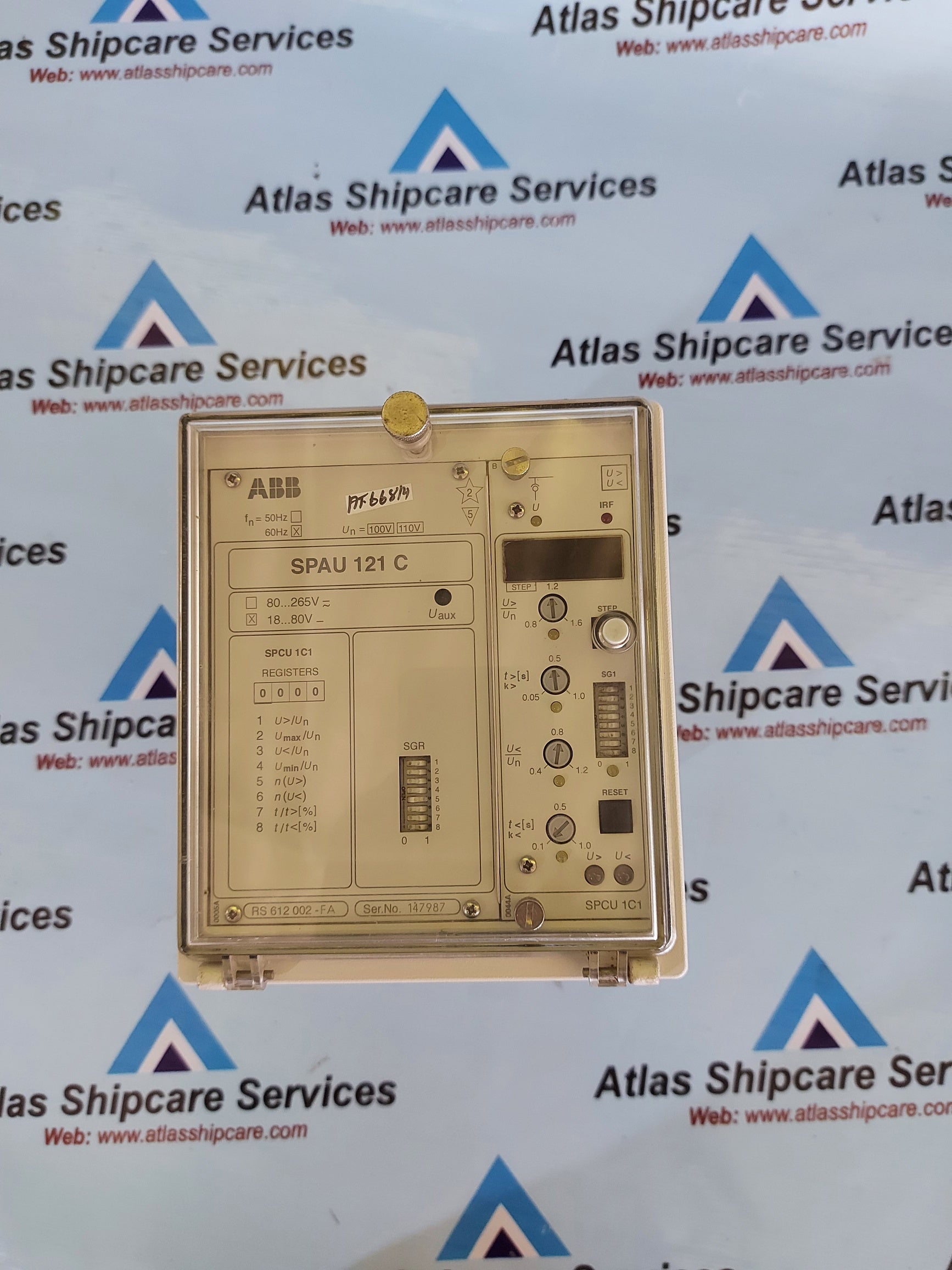 ABB SPAU 121 C OVERVOLTAGE AND UNDERVOLTAGE RELAY – Atlas Shipcare Services