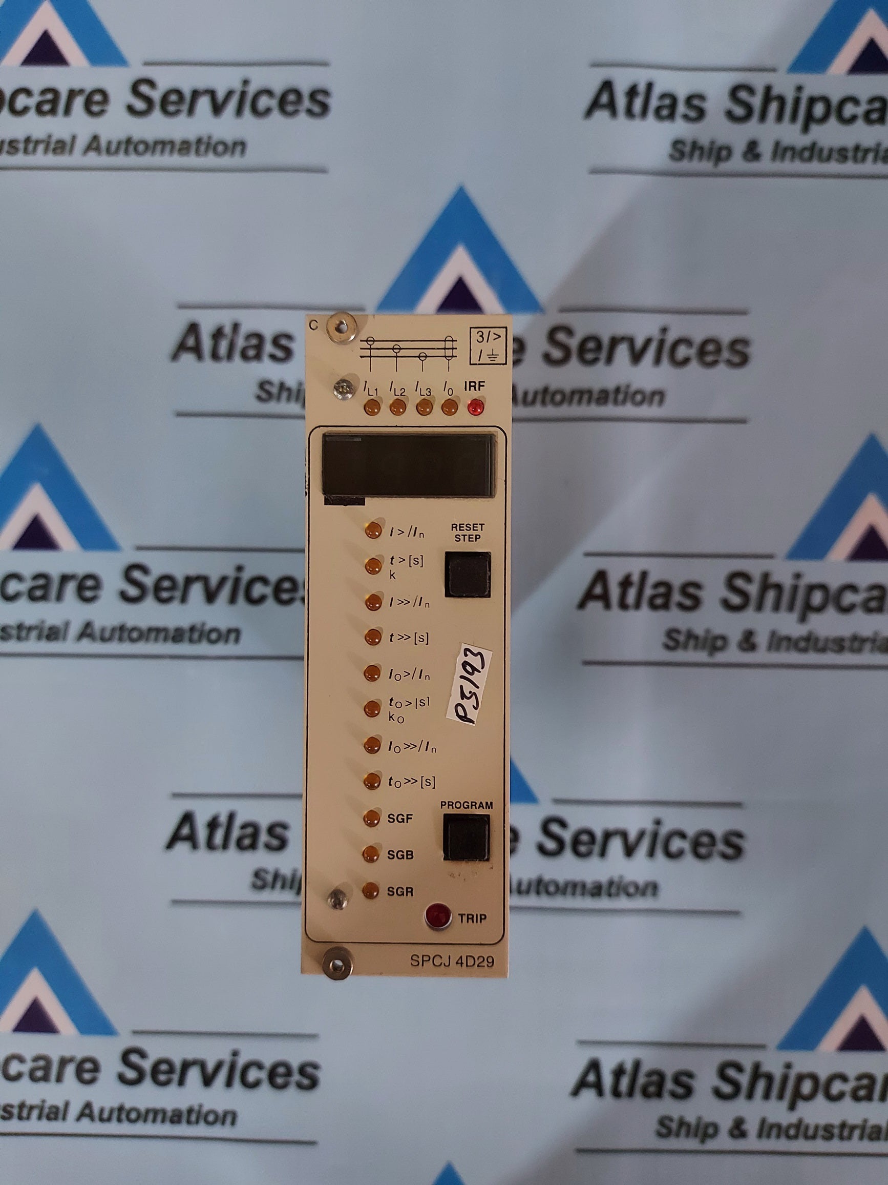 Earth Fault Module ABB SPCJ 4D29 OVERCURRENT EARTH FAULT RELAY MODULE – Atlas Shipcare ...