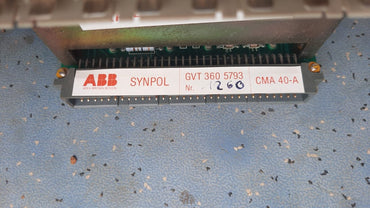 ABB SYNPOL CMA 40-A POWER INSERT CARD GVT 360 5793