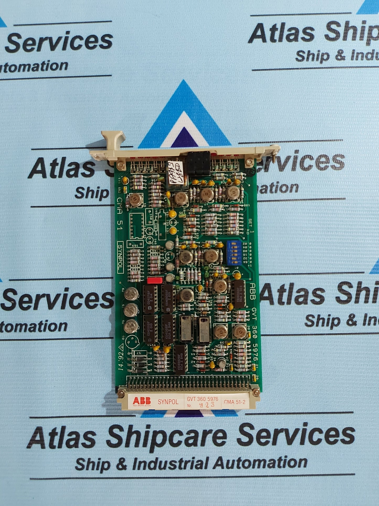 ABB SYNPOL CMA 51-2 GVT 360 5976 PCB CARD