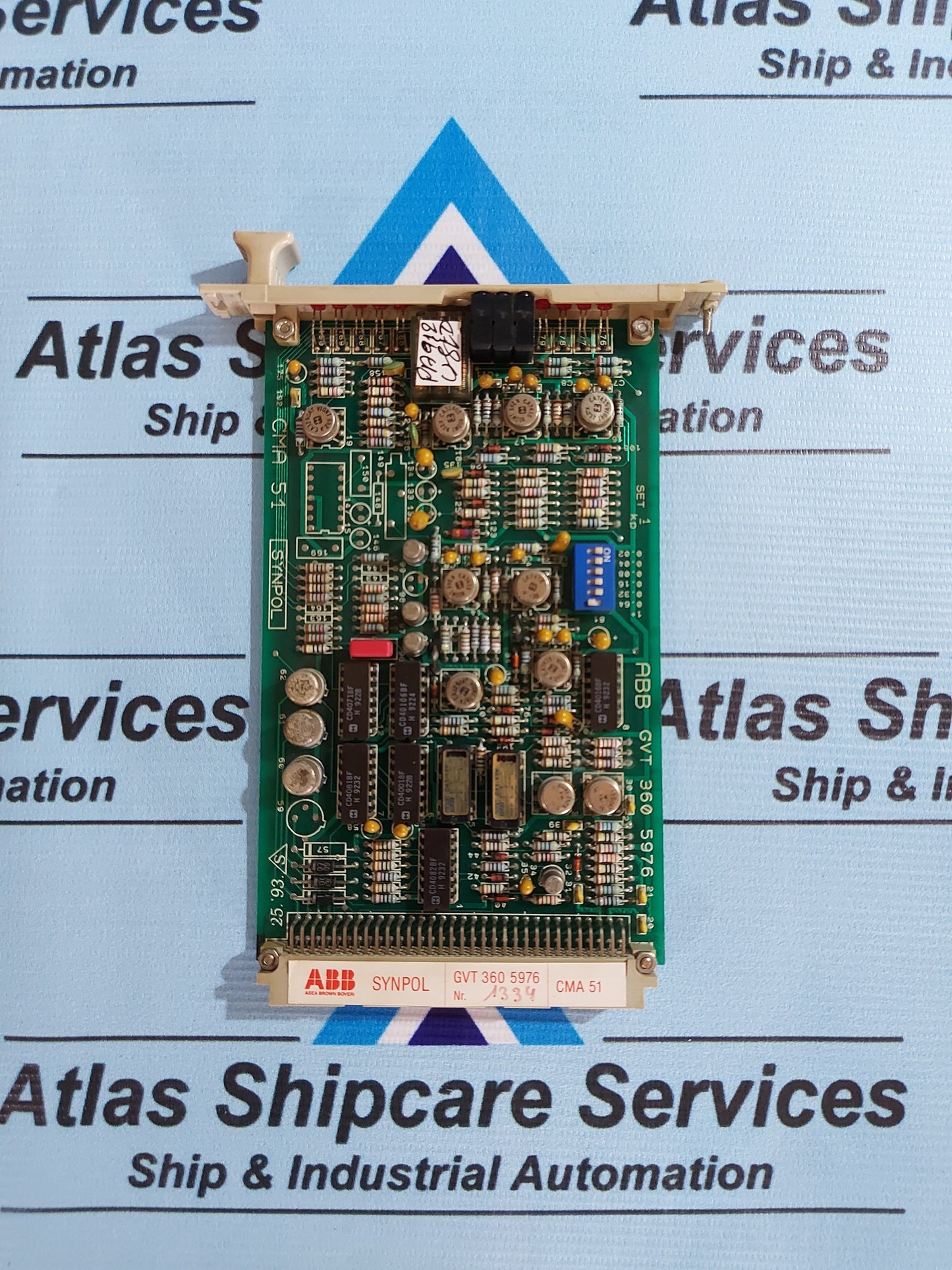 ABB SYNPOL CMA 51 GVT 360 5976 PCB CARD