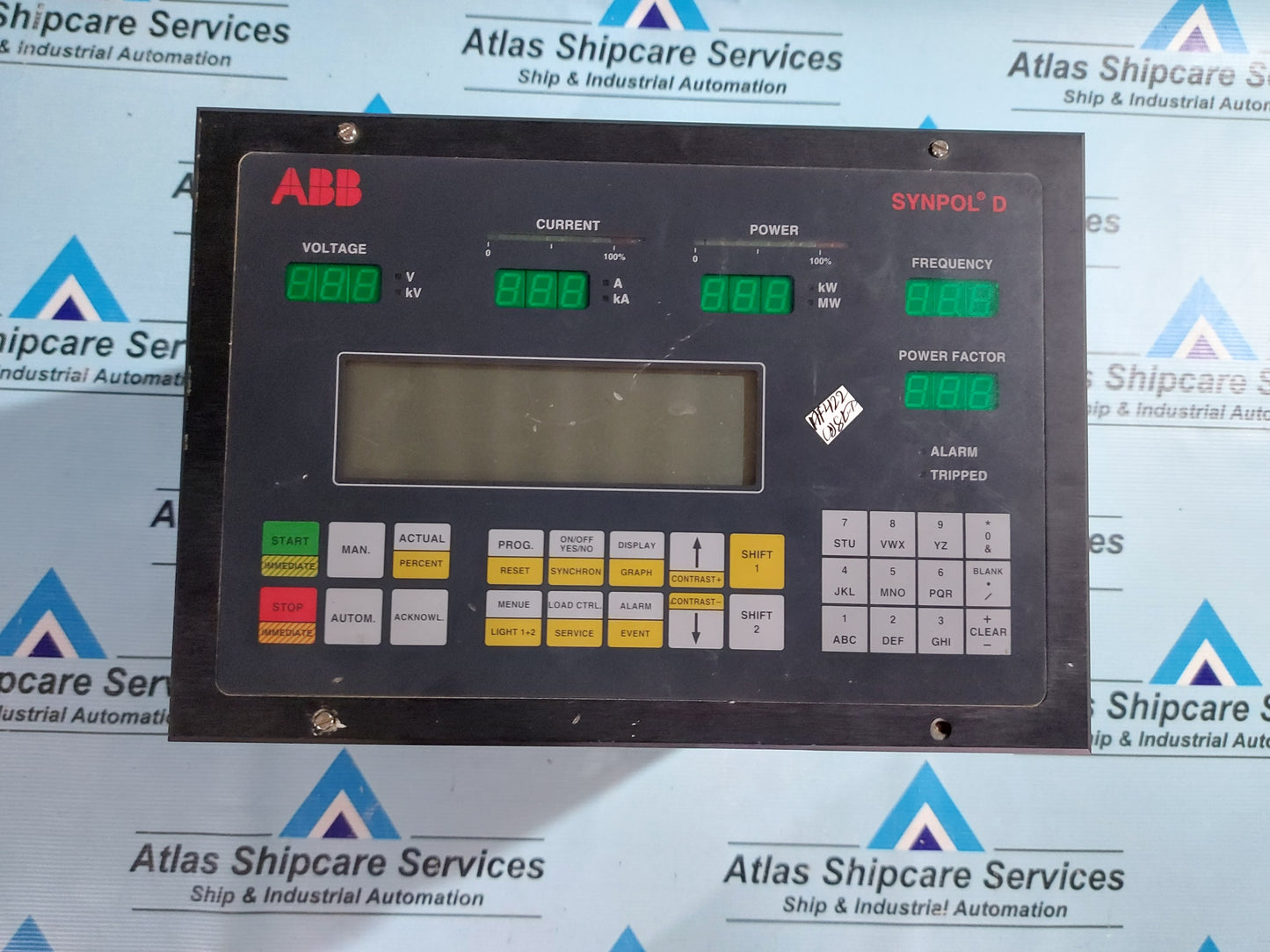 ABB SYNPOL D 3DDE 300 400 CMA 120 BASIC CONTROLLER PANEL