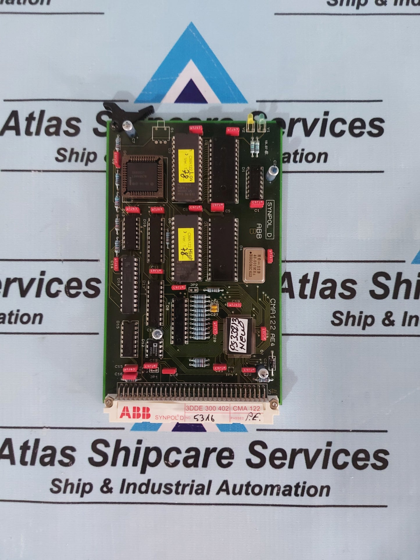 ABB SYNPOL D 3DDE 300 402 CMA 122 PCB CIRCUIT BOARD