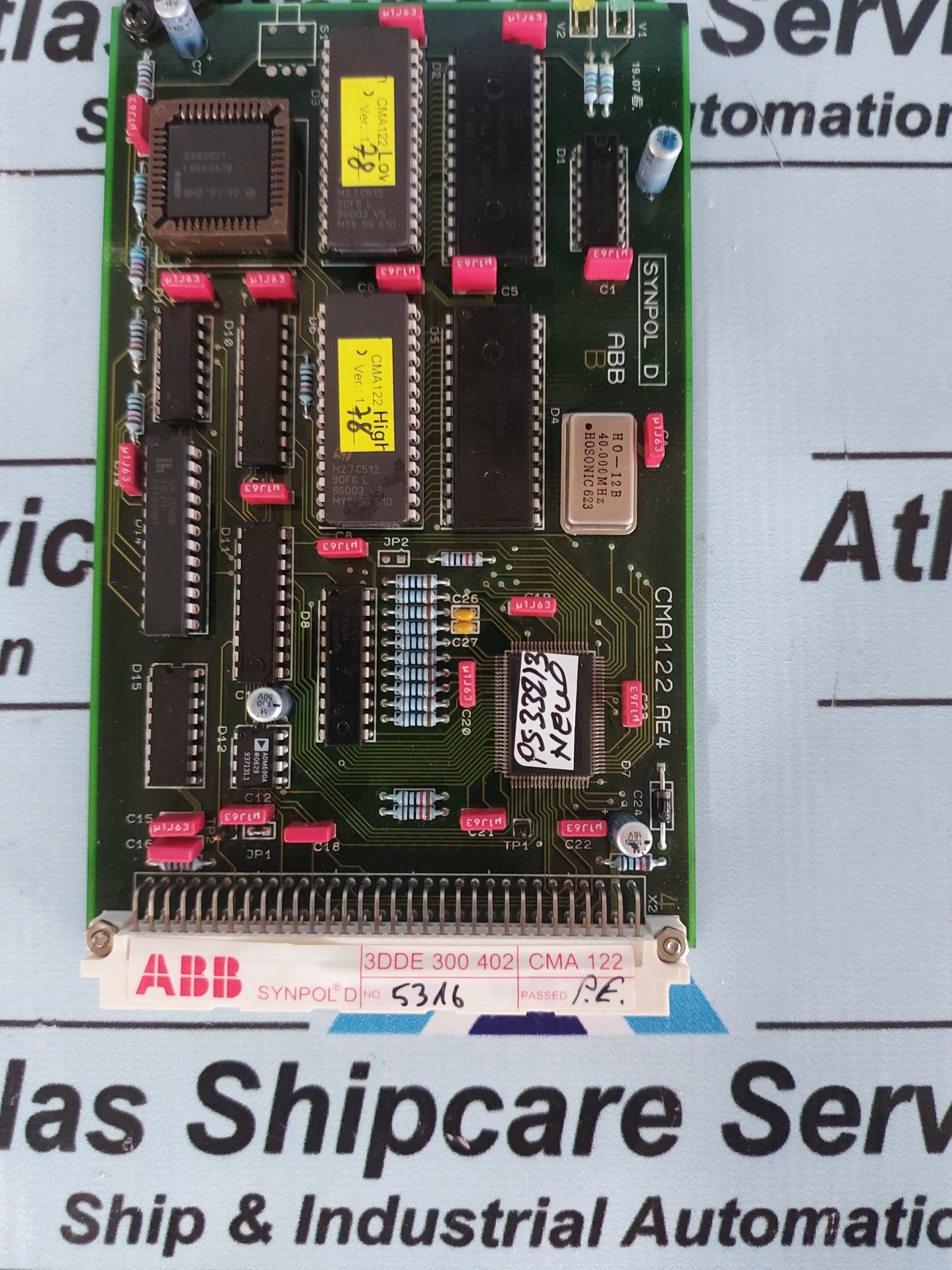 ABB SYNPOL D 3DDE 300 402 CMA 122 PCB CIRCUIT BOARD