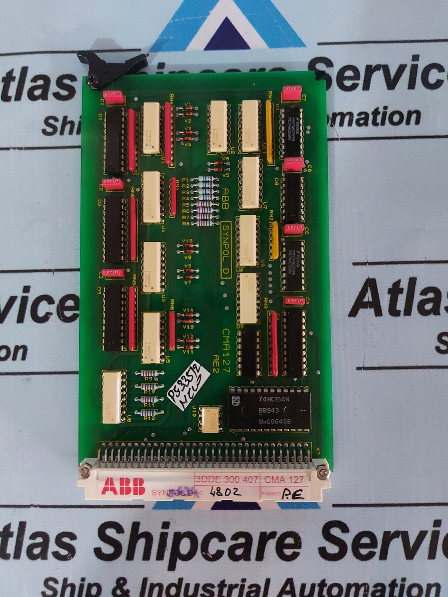 ABB SYNPOL D 3DDE 300 407 CMA 127 PCB BOARD