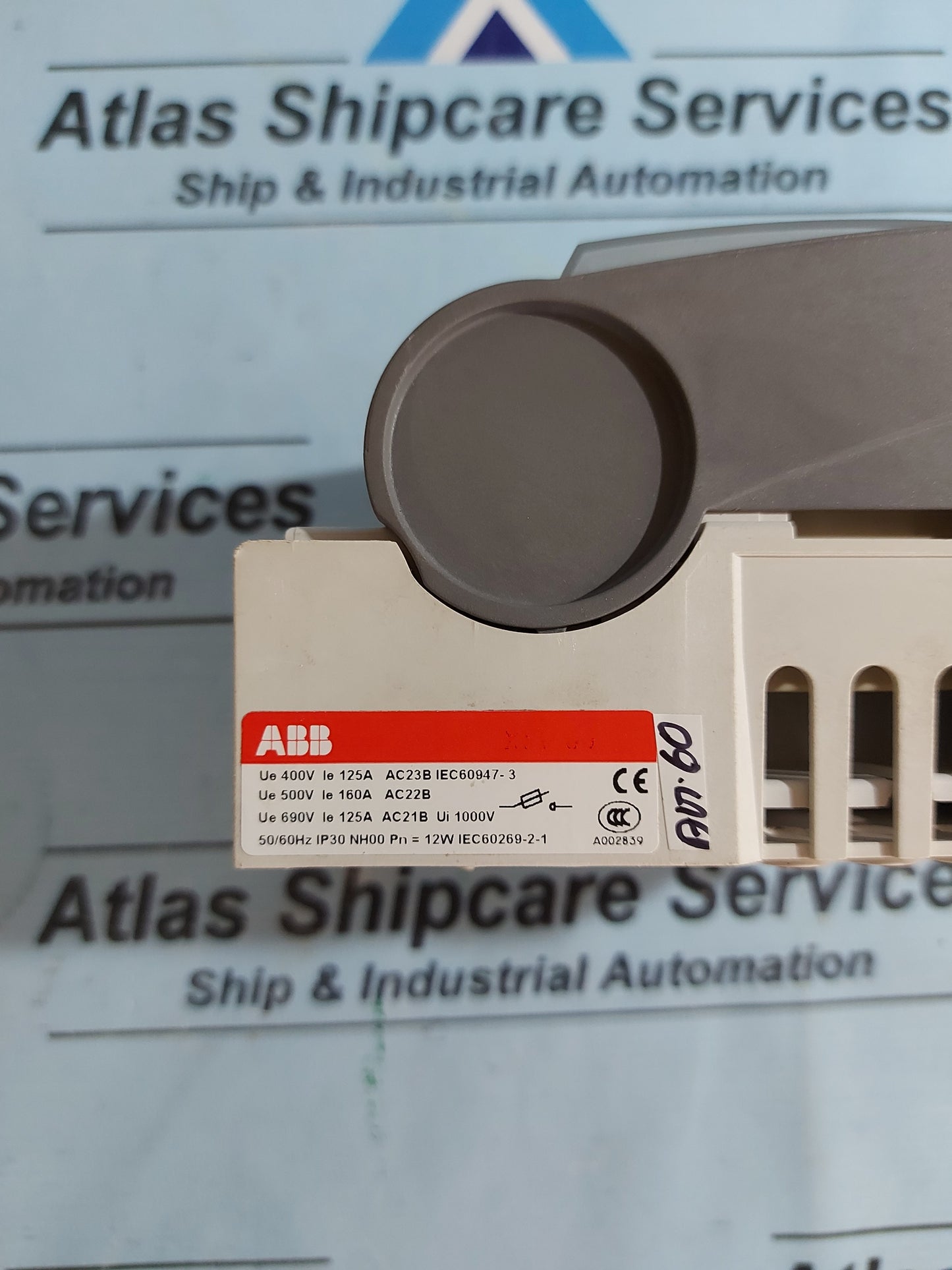 ABB XLP 00 FUSE SWITCH DISCONNECTOR AG60