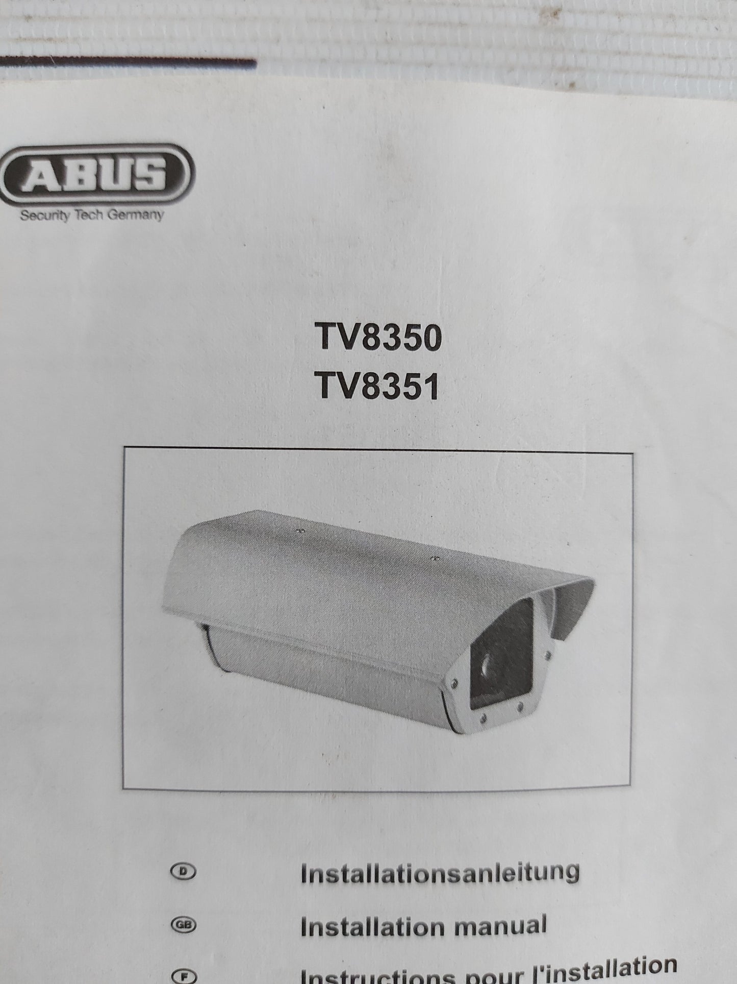 ABUS TV8350 OUTDOOR HOUSING SHORT AG572