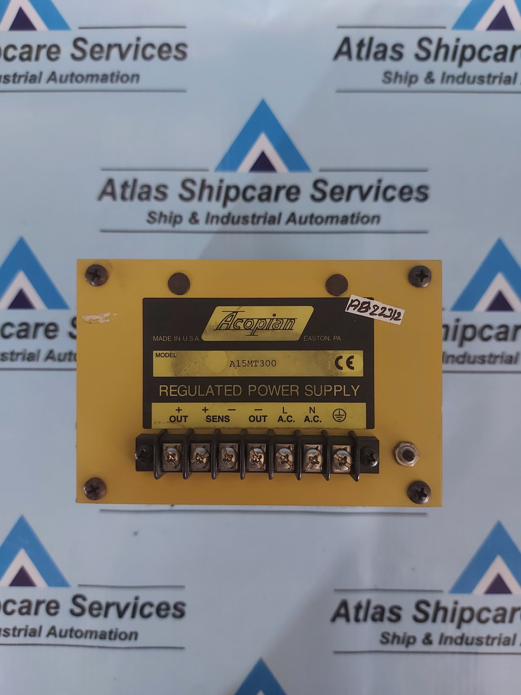 ACOPIAN A15MT300 REGULATED POWER SUPPLY