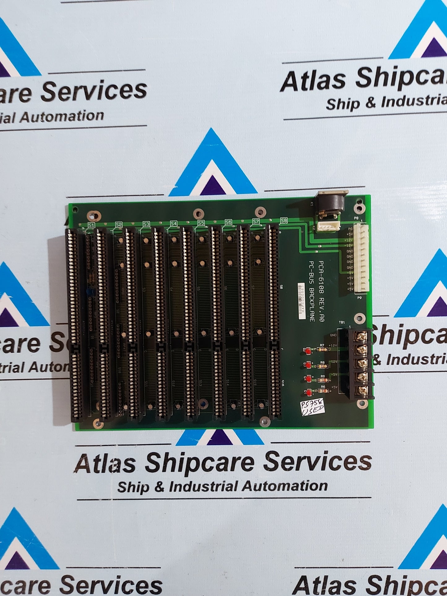 ADVANCED PCA-6108 REV.A0 PC-BUS BLACKPLANE BOARD