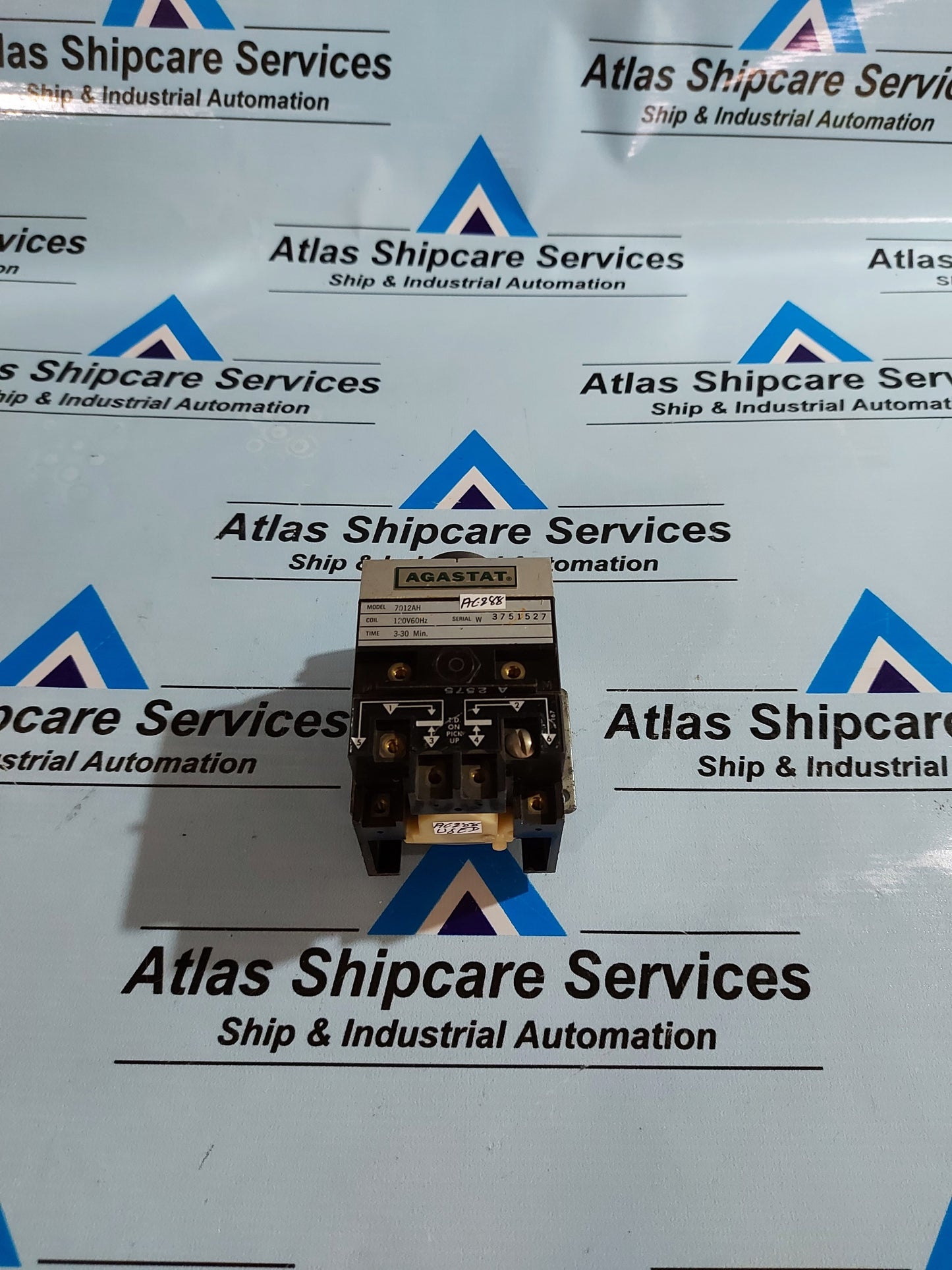 AGASTAT 7012AH TIME DELAY RELAY 3-30 Min 120V60Hz COIL