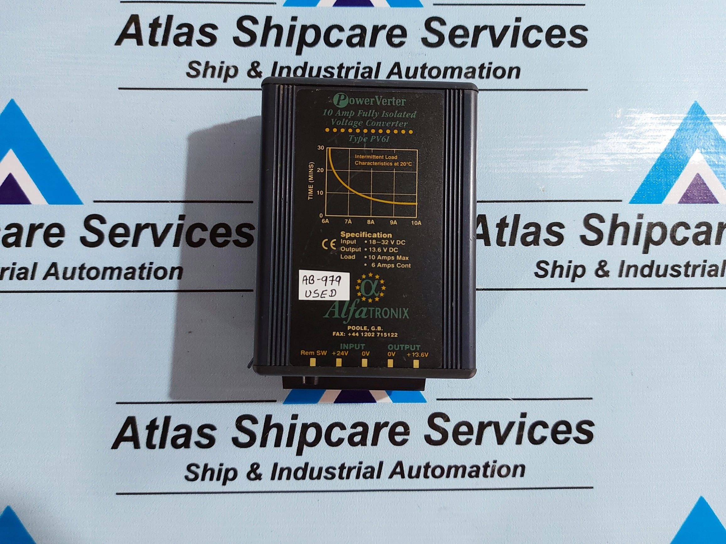 ALFATRONIX POWERVERTER PV6I 10 Amp FULLY ISOLATED VOLTAGE CONVERTER