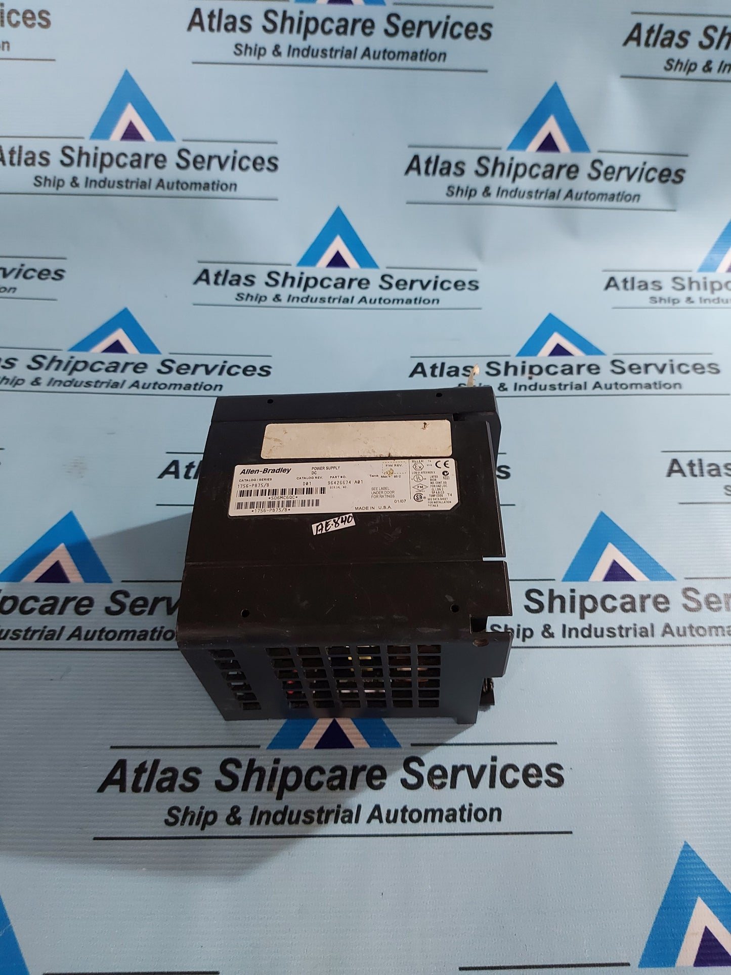 ALLEN-BRADLEY 1756-PB75/B 24VDC POWER SUPPLY