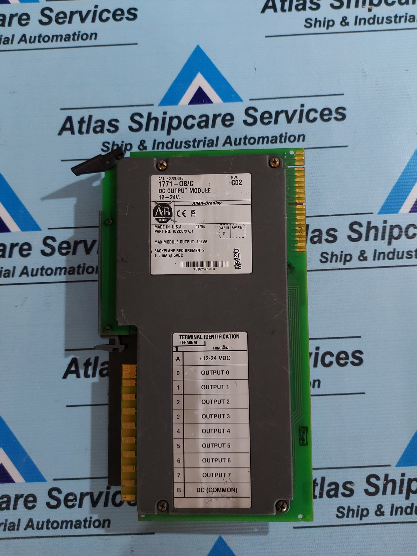 ALLEN-BRADLEY 1771-OB/C DC OUTPUT MODULE