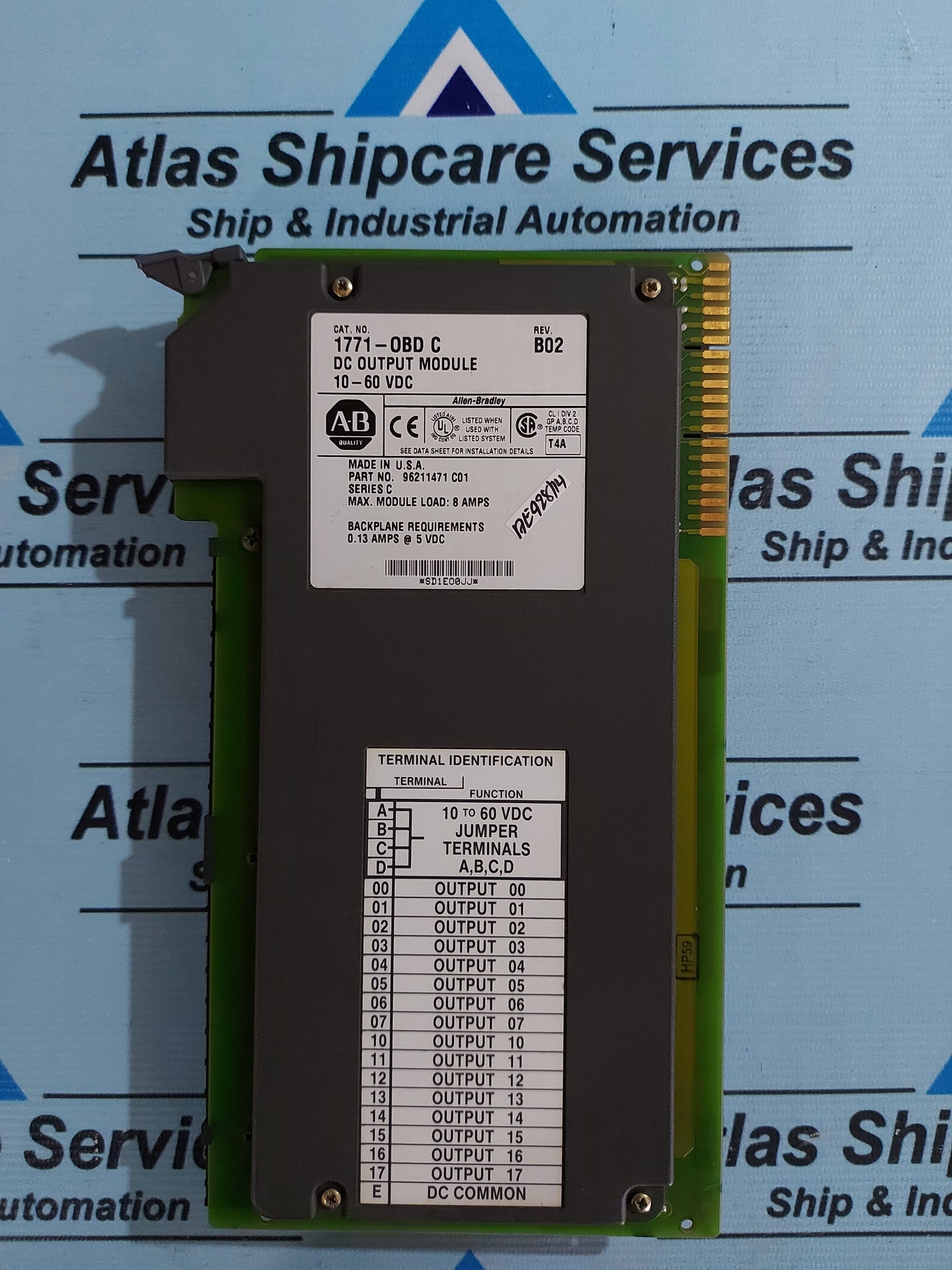 ALLEN-BRADLEY 1771-OBD C DC OUTPUT MODULE