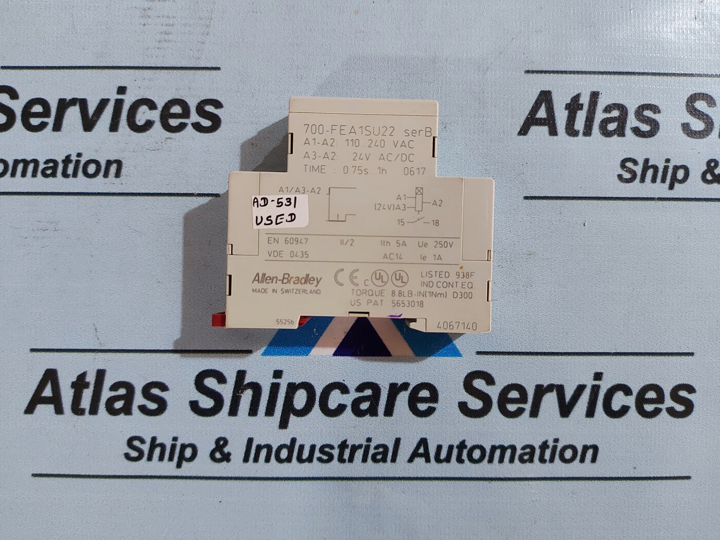 ALLEN-BRADLEY 700-FEA1SU22 SER B TIMING RELAY