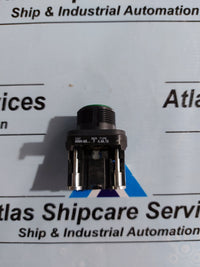 ALLEN-BRADLEY 800H-AR1A SER.F GREEN FLUSH HEAD PUSHBUTTON