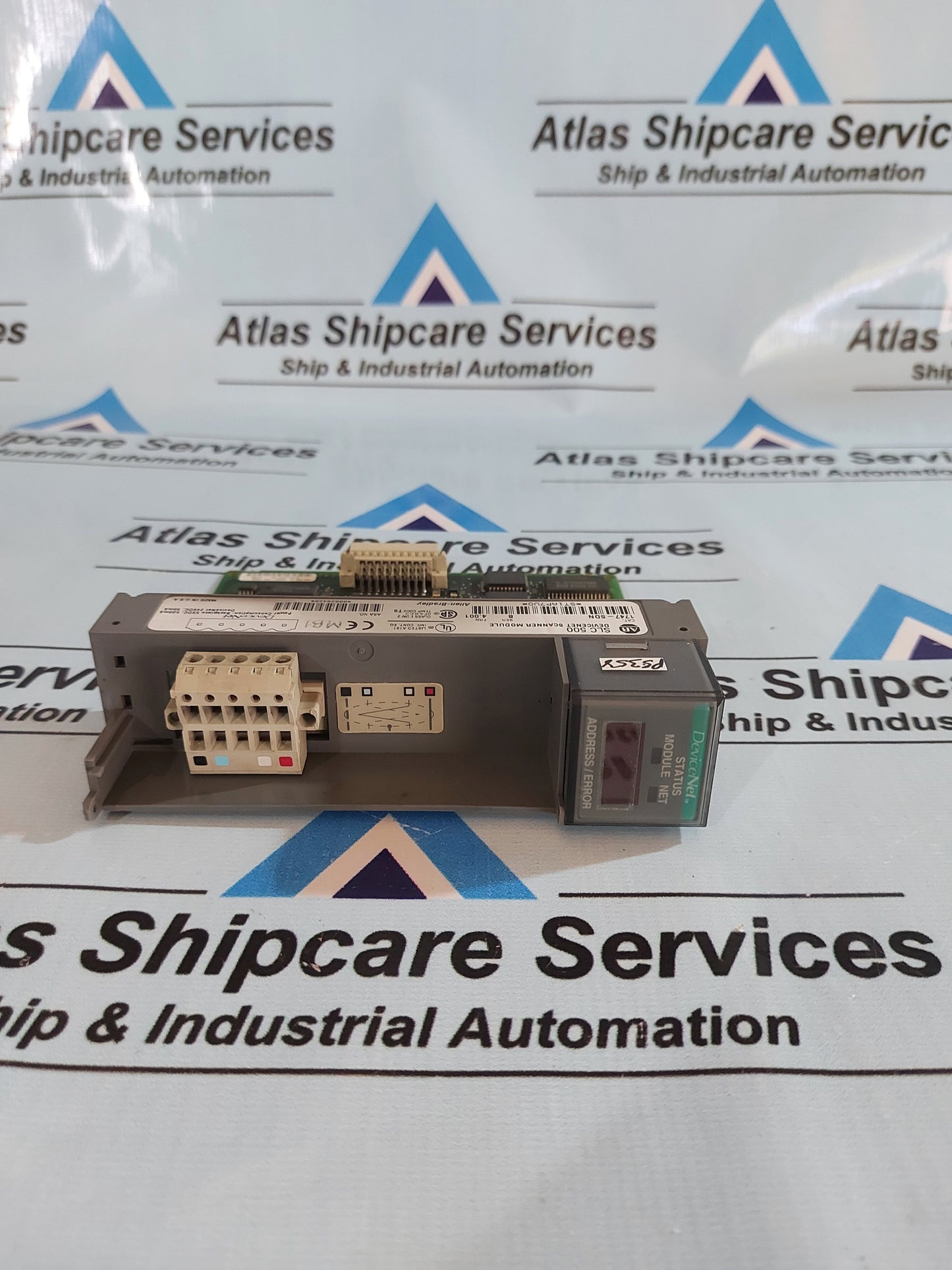 ALLEN BRADLEY SLC 500 1747-SDN SER B FRN 4.001 DEVICENET SCANNER MODULE