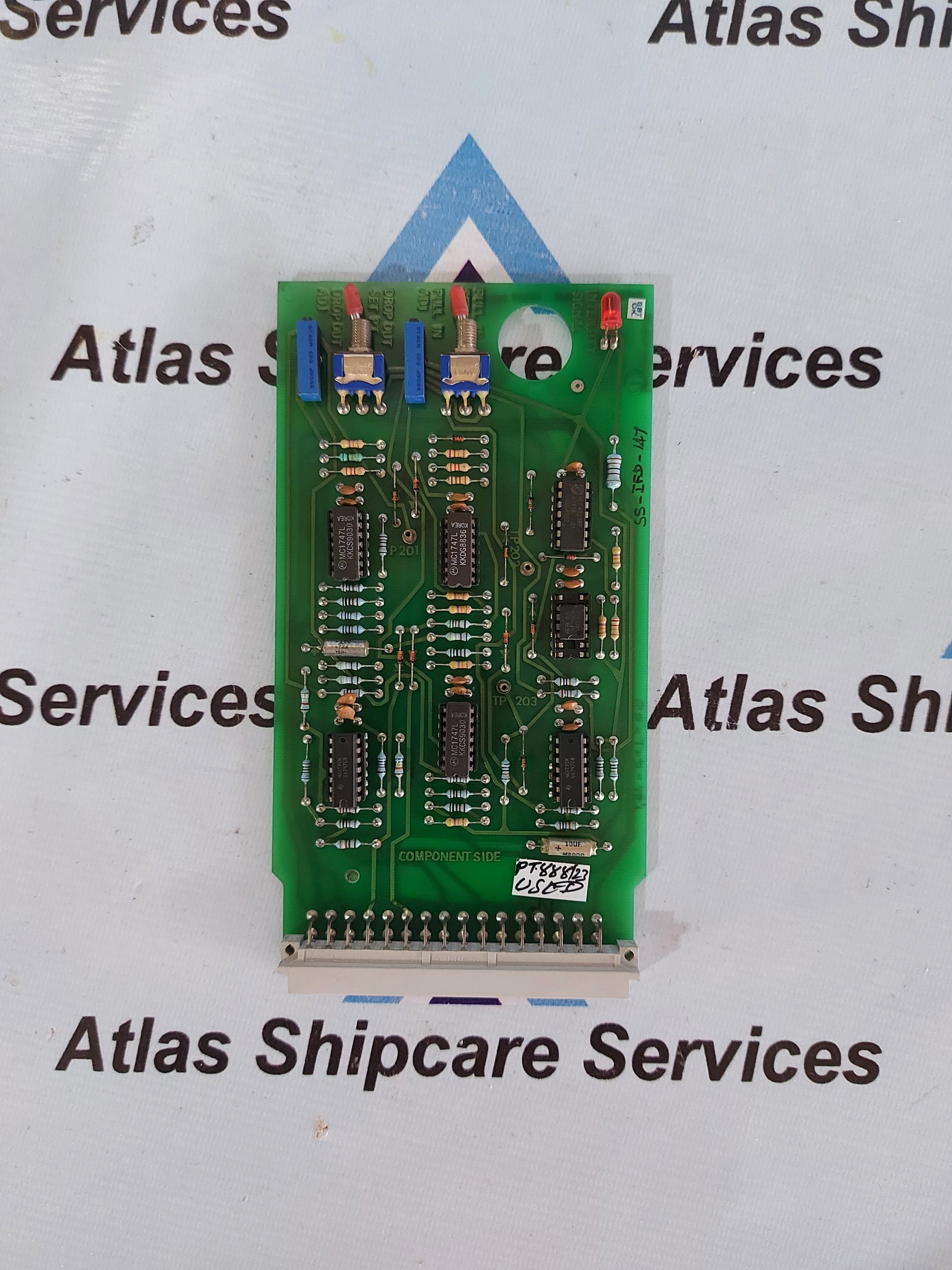 ALSTOM D-984-0578 INTENSITY AND FAULT DETECTION BOARD