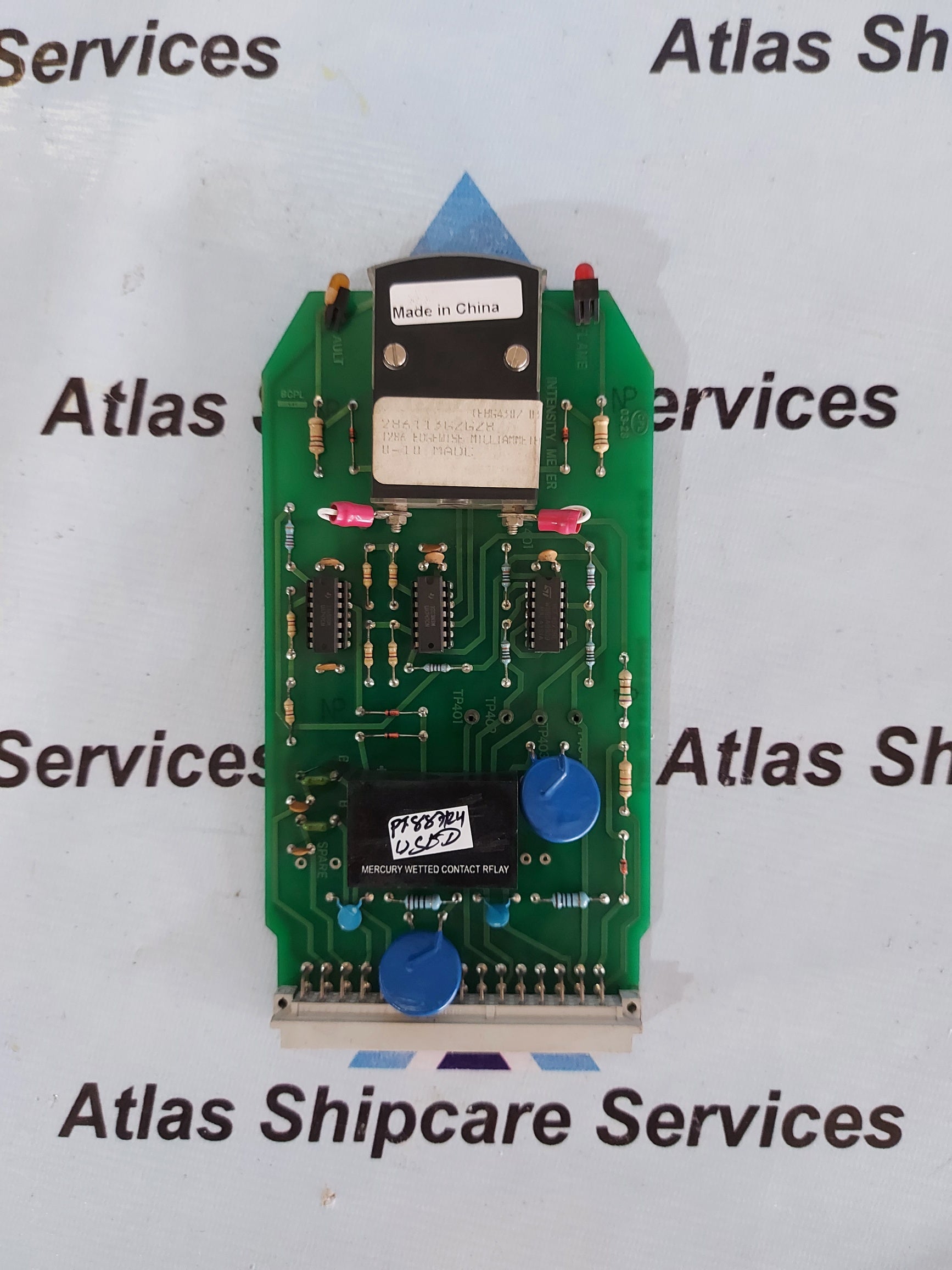 ALSTOM D-984-0721 LAMP AND METER BOARD