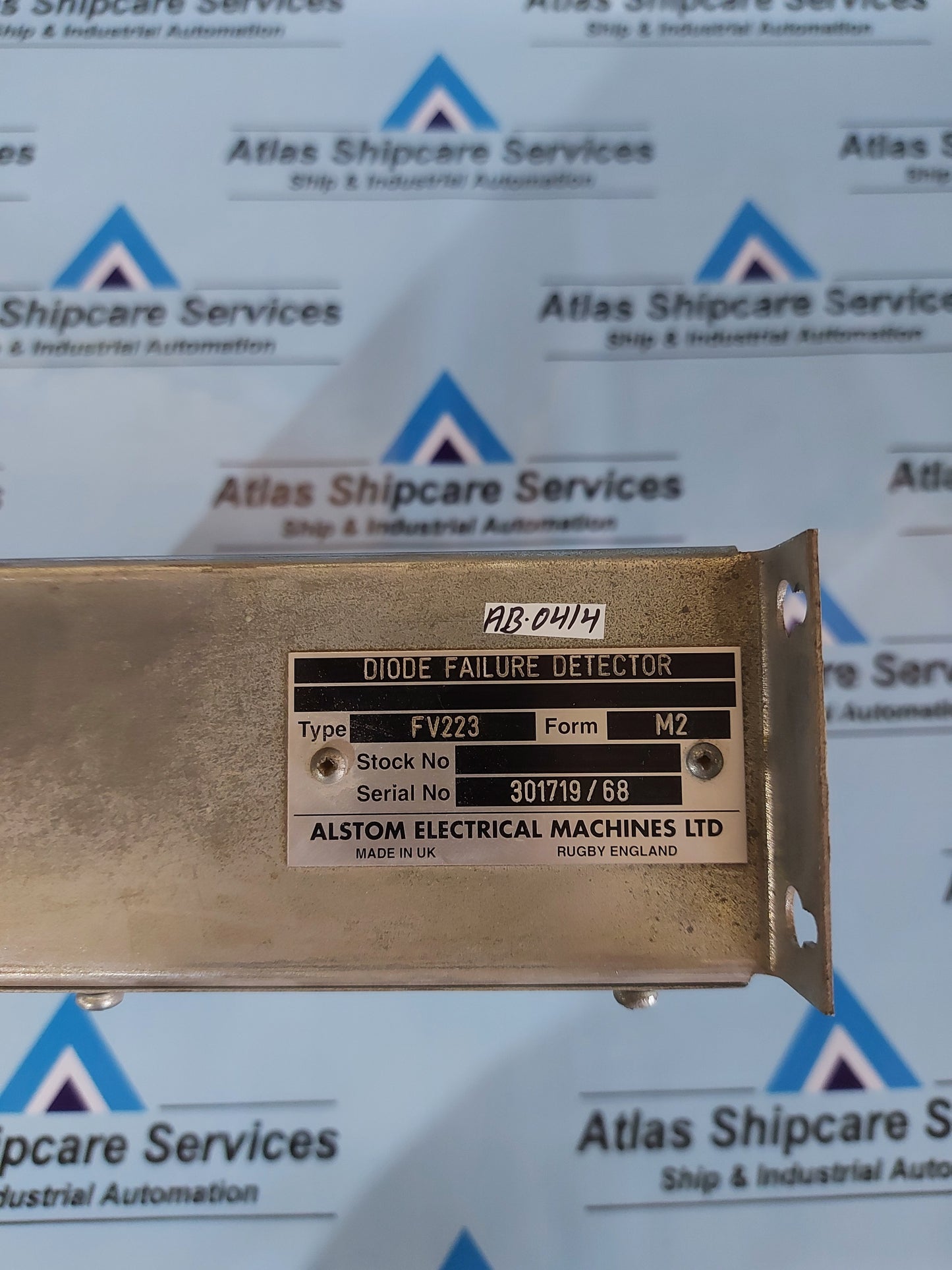 ALSTOM GECOSTAT FV223-M2 EXCITER DIODE FAILURE DETECTOR