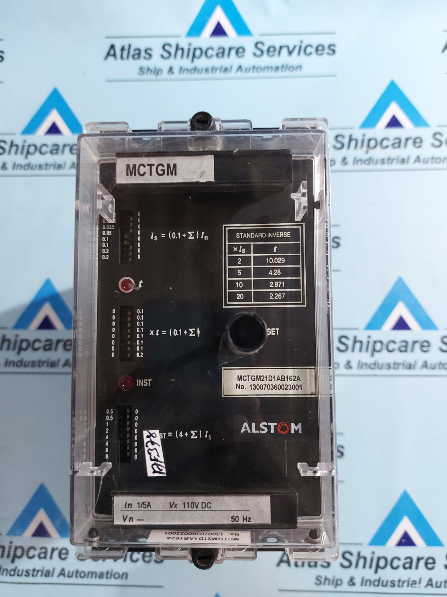 ALSTOM MCTGM21D1AB162A OVERCURRENT & EARTH FAULT PROTECTION RELAY