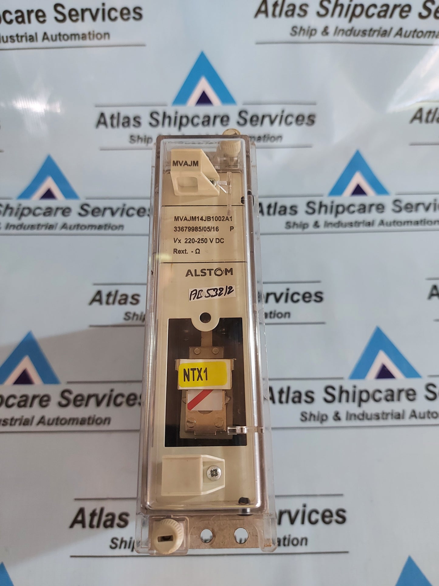 ALSTOM MVAJM14JB1002A1 N/O-2N/C 220-250VDC HIGH SPEED TRIPPING AND CONTROL RELAY