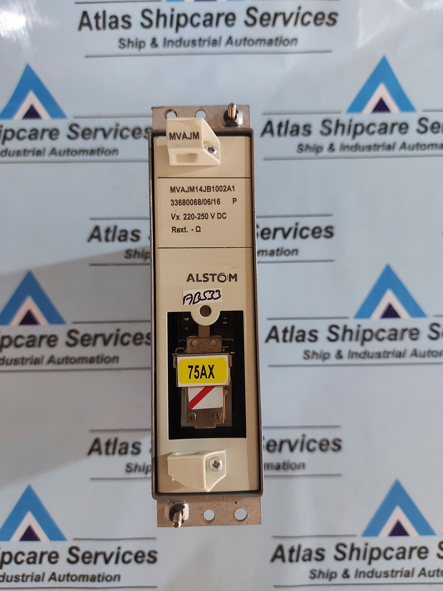 ALSTOM MVAJM14JB1002A1 N/O-2N/C 220-250VDC HIGH SPEED TRIPPING AND CONTROL RELAY