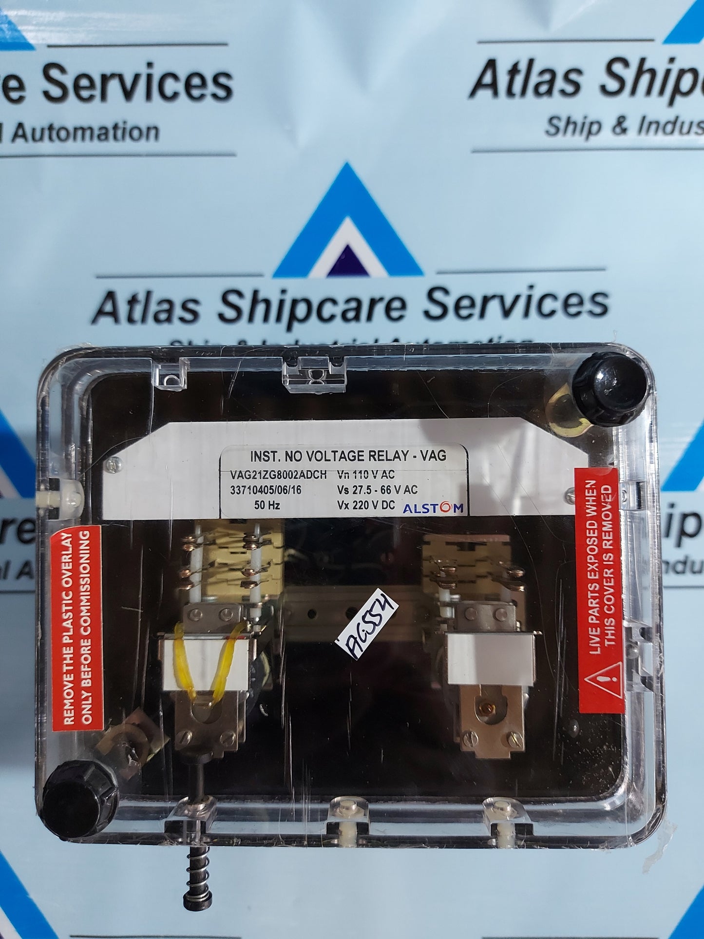 ALSTOM VAG21ZG8002ADCH INSTANTANEOUS VOLTAGE RELAY