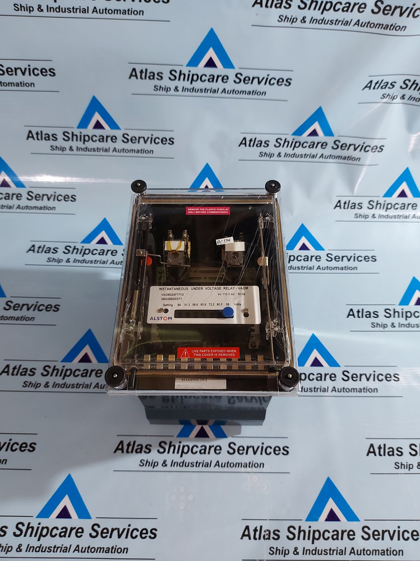 ALSTOM VAGM22AF171G VOLTAGE PROTECTION RELAY