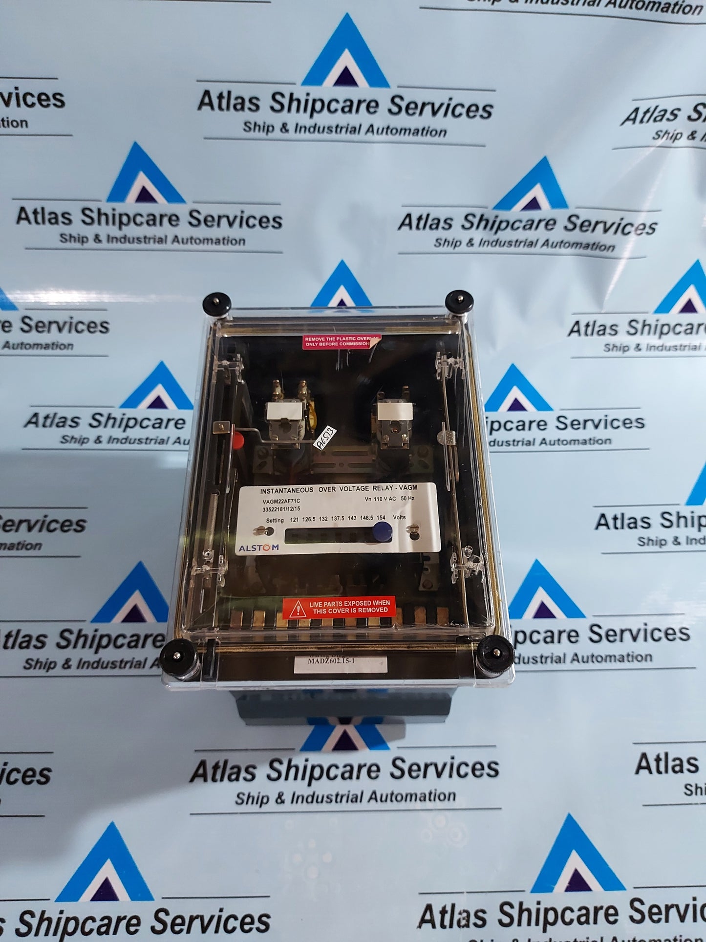 ALSTOM VAGM22AF71C VOLTAGE PROTECTION RELAY
