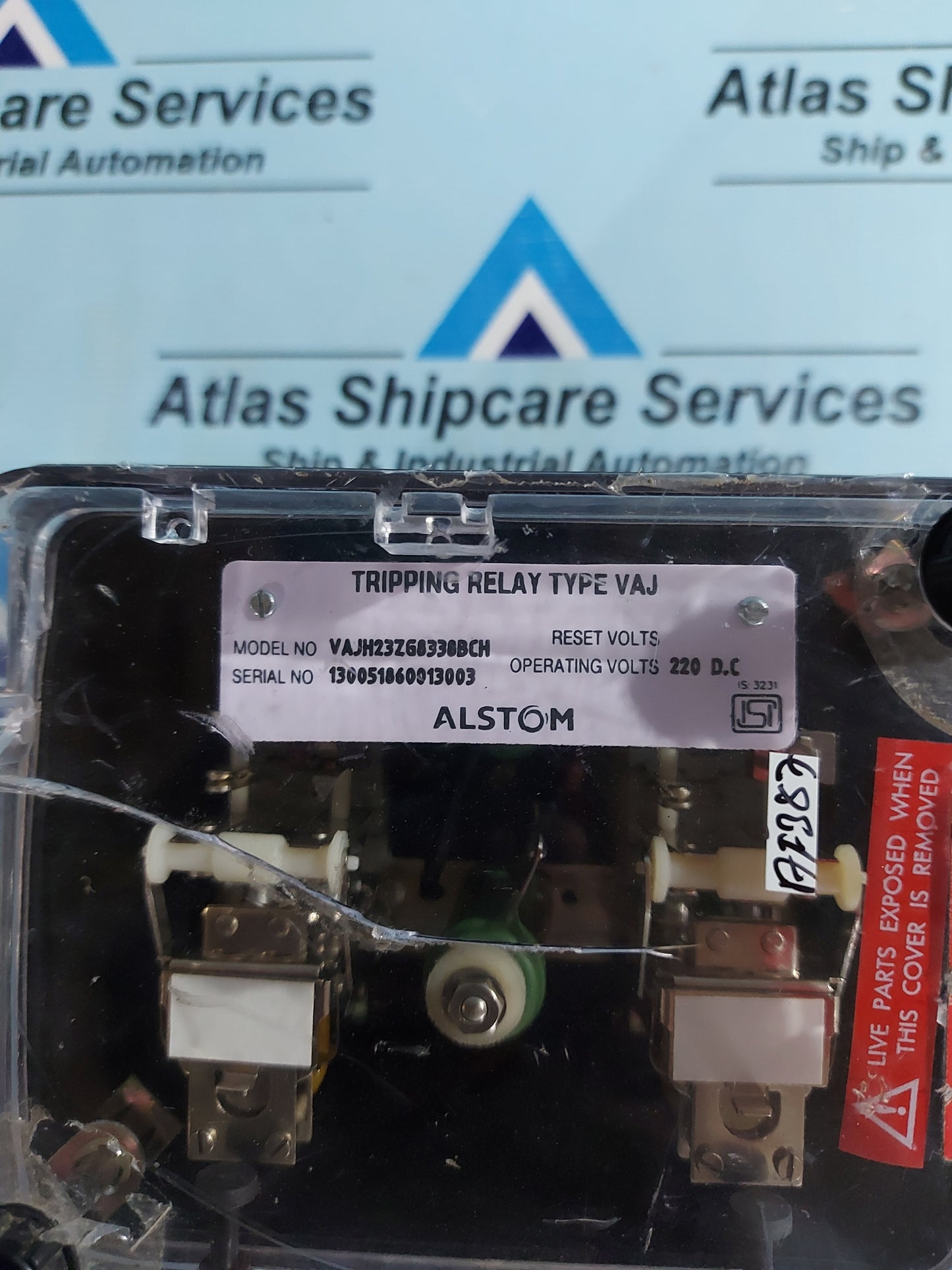 ALSTOM VAJH23Z60338BCH TRIPPING RELAY