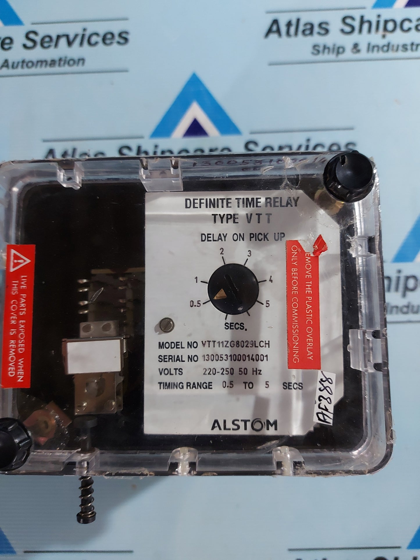 ALSTOM VTT11ZG8023LCH DEFINITE TIME RELAY