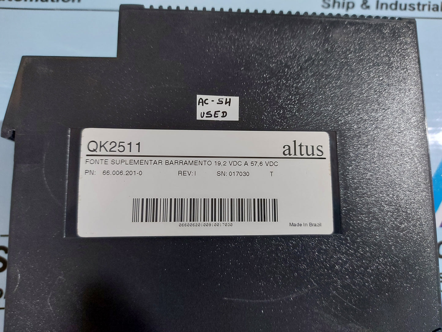 ALTUS QUARK 2511 POWER SUPPLY