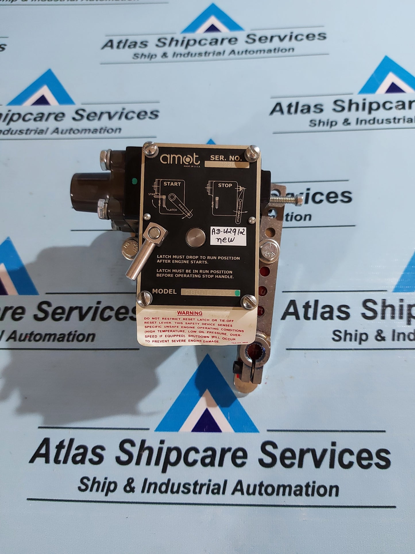 AMOT CONTROLS 2800D402 SAFETY SWITCH SHUTDOWN DEVICE