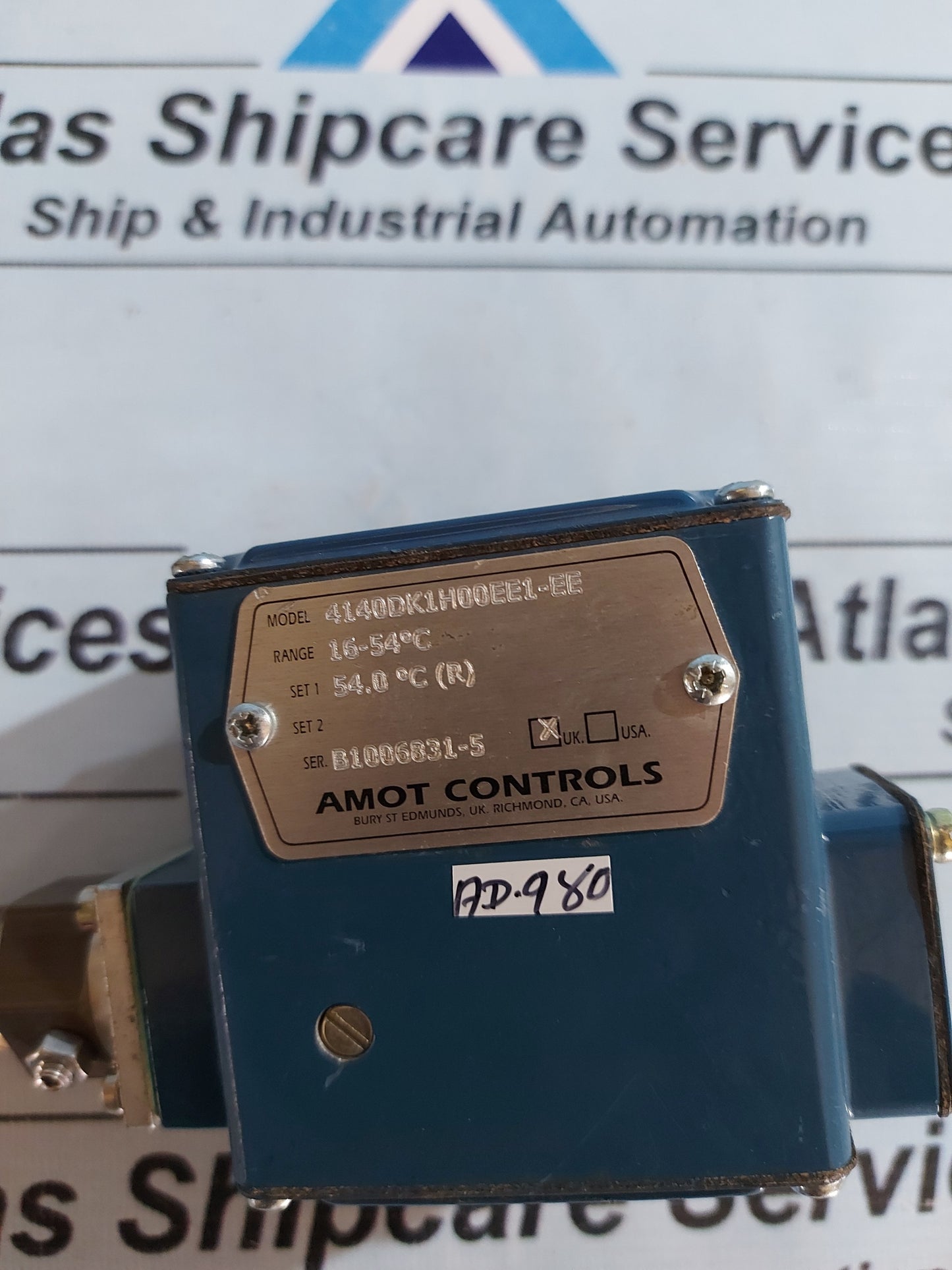 AMOT CONTROLS 4140DK1H00EE1-EE PRESSURE SWITCH