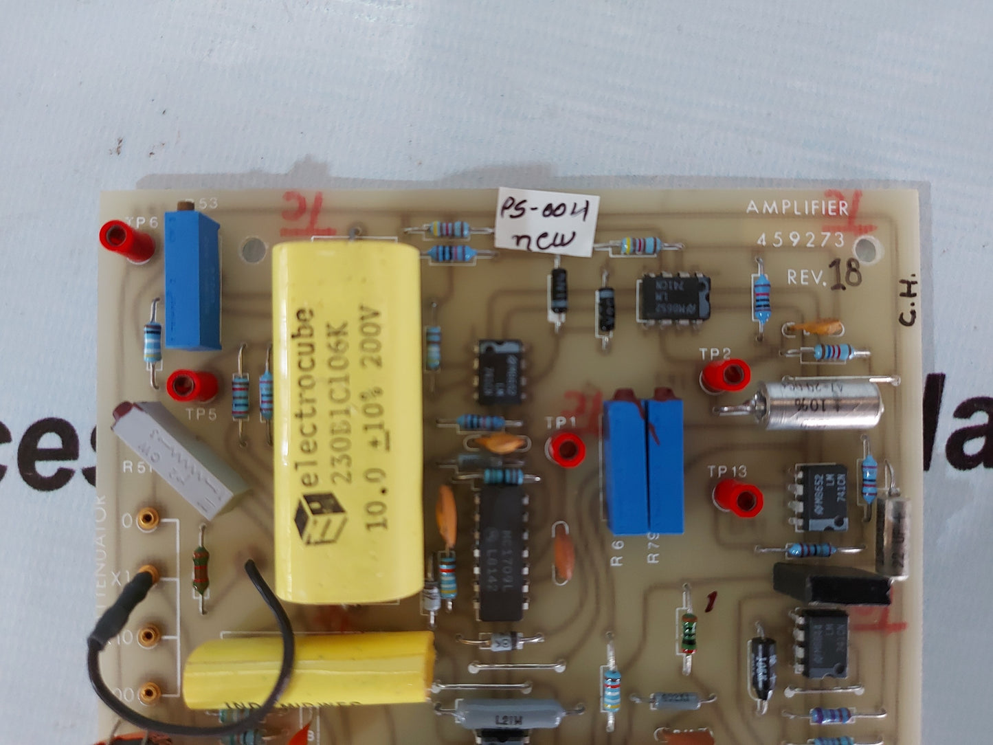 AMPLIFIER 459273 REV.18 PCB CARD