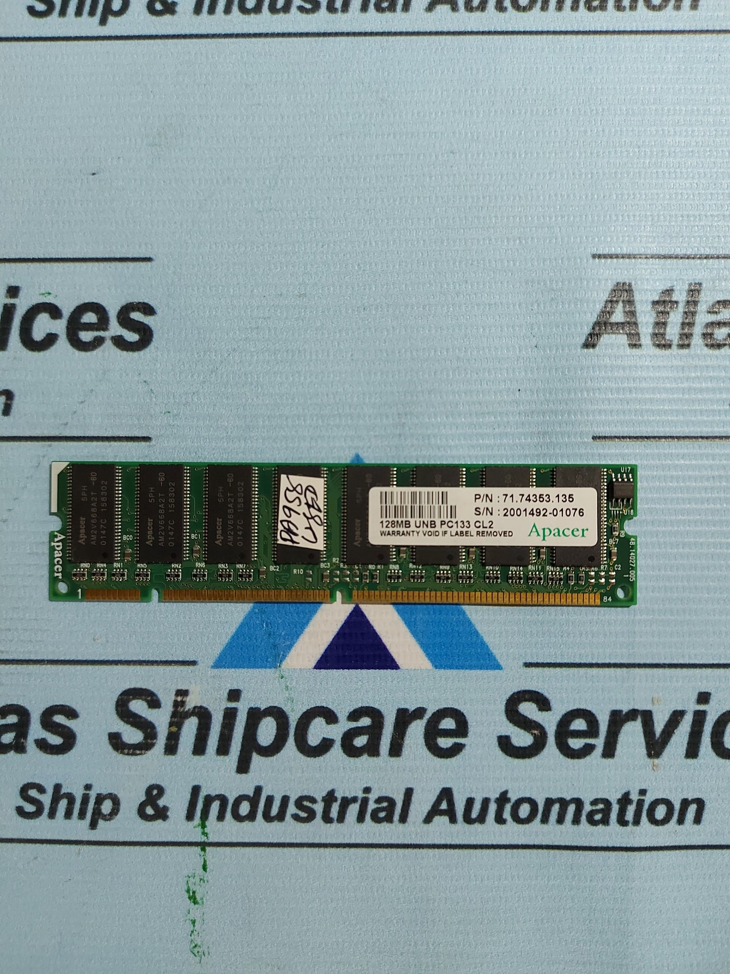 APACER 71.74353.135 128MB UNB PC133 CL2 RAM CARD