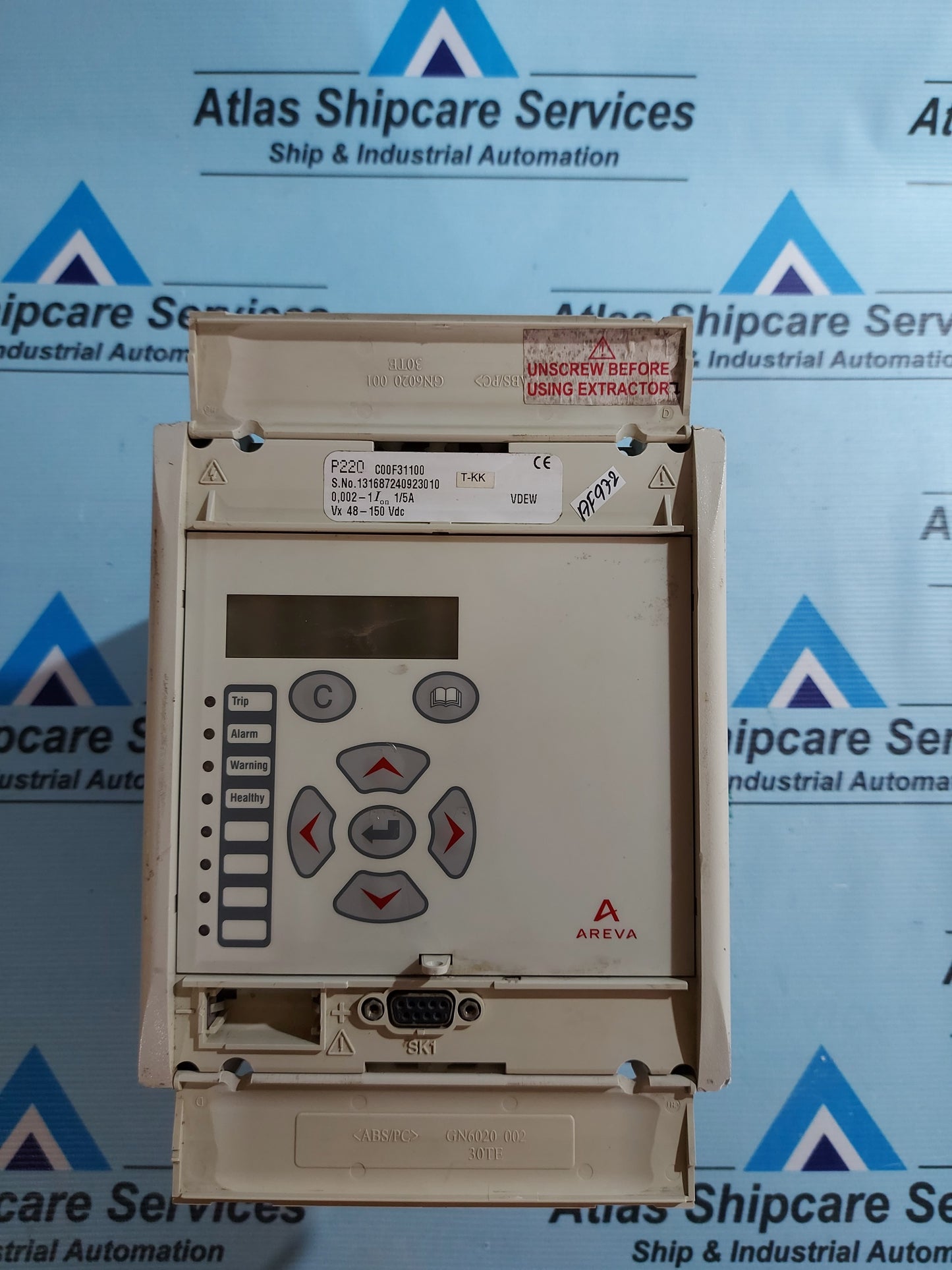 AREVA MICOM P220 PROTECTION RELAY P220 C00M31100